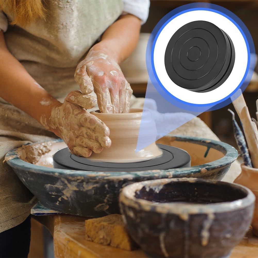 Rueda de Alfarería Joyzan 11.5cm, Torno Doble Cara para Escultura