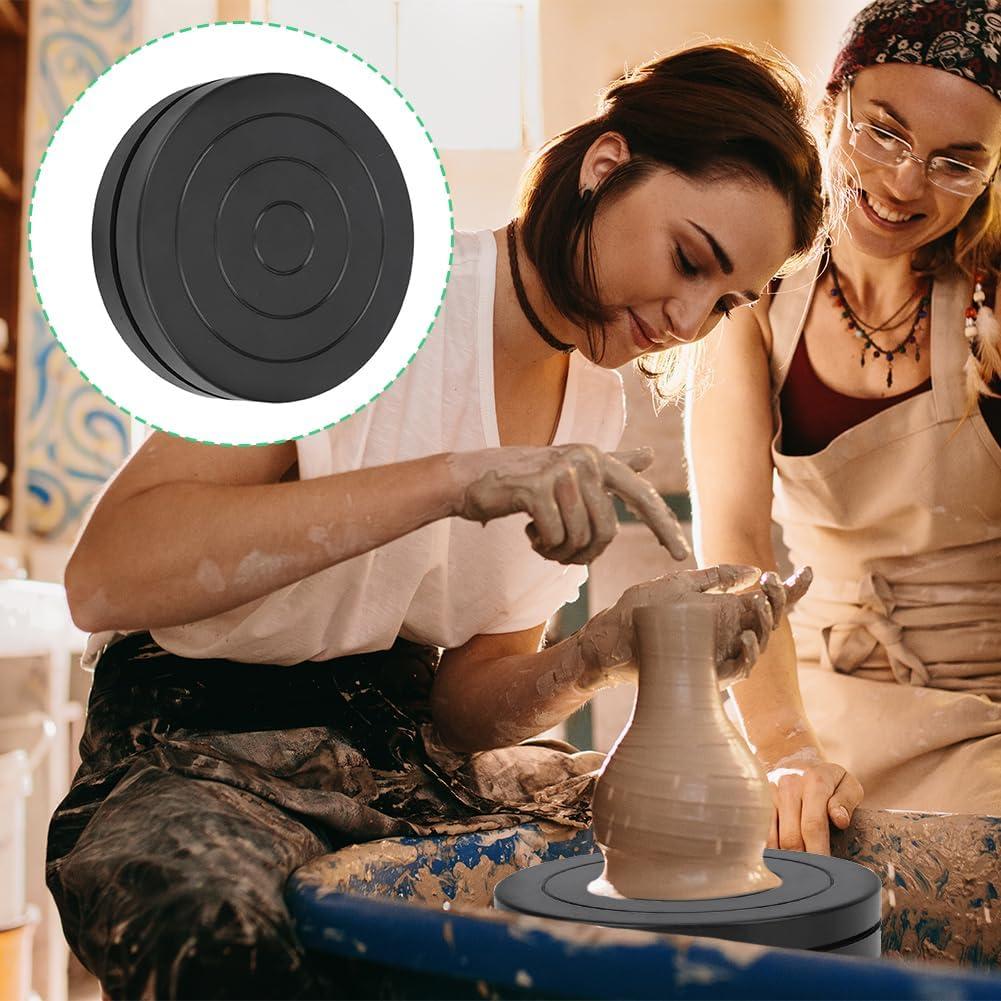 Rueda de Alfarería Joyzan 11.5cm, Torno Doble Cara para Escultura