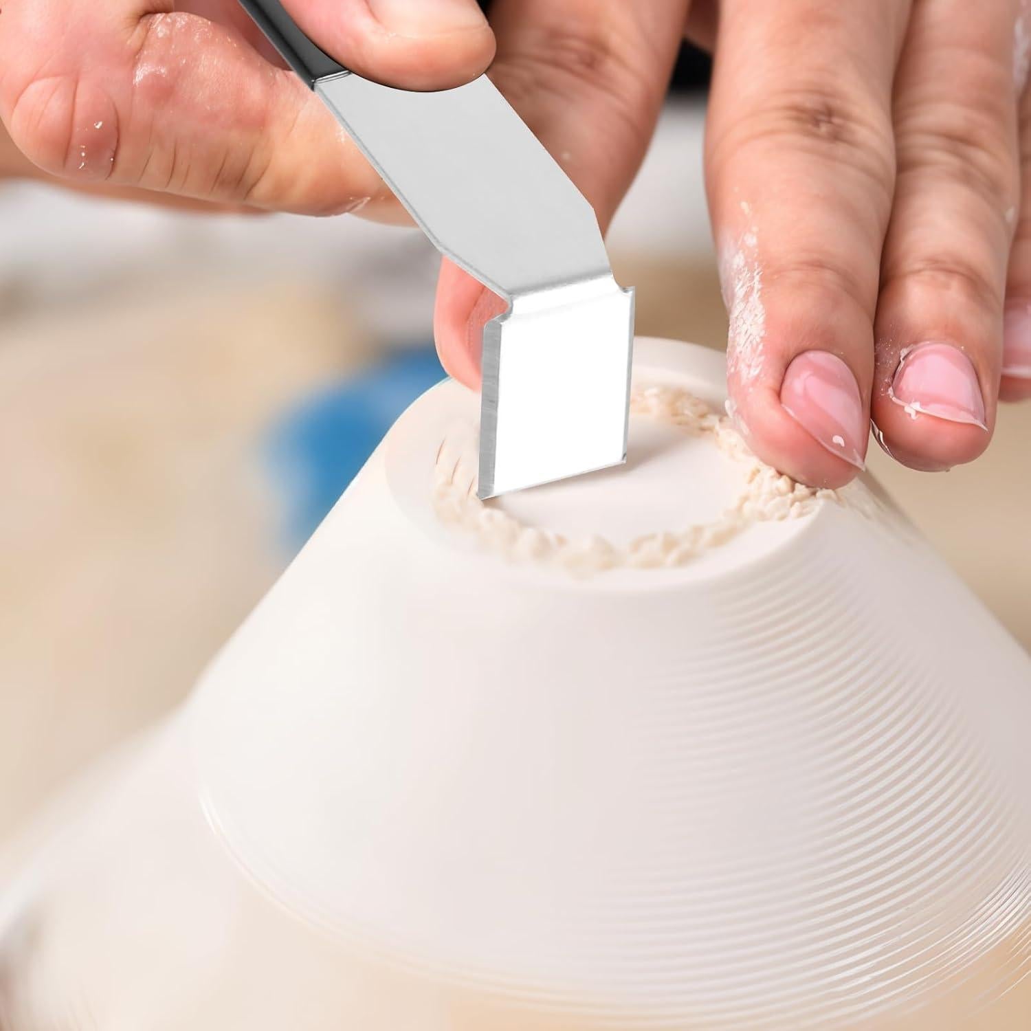 Juego de herramientas de tallado de cerámica Bruislard 4 piezas