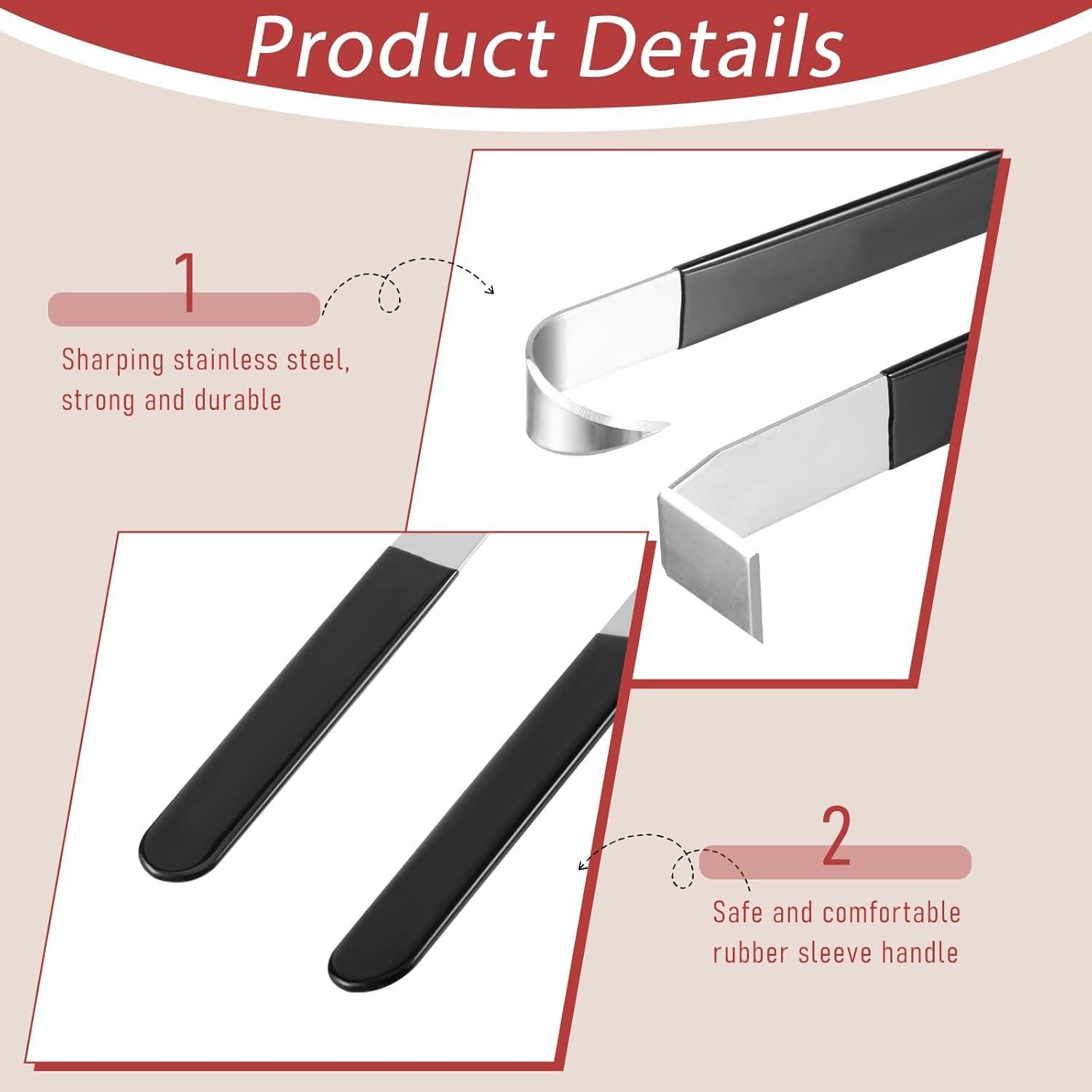 Juego de herramientas de tallado de cerámica Bruislard 4 piezas