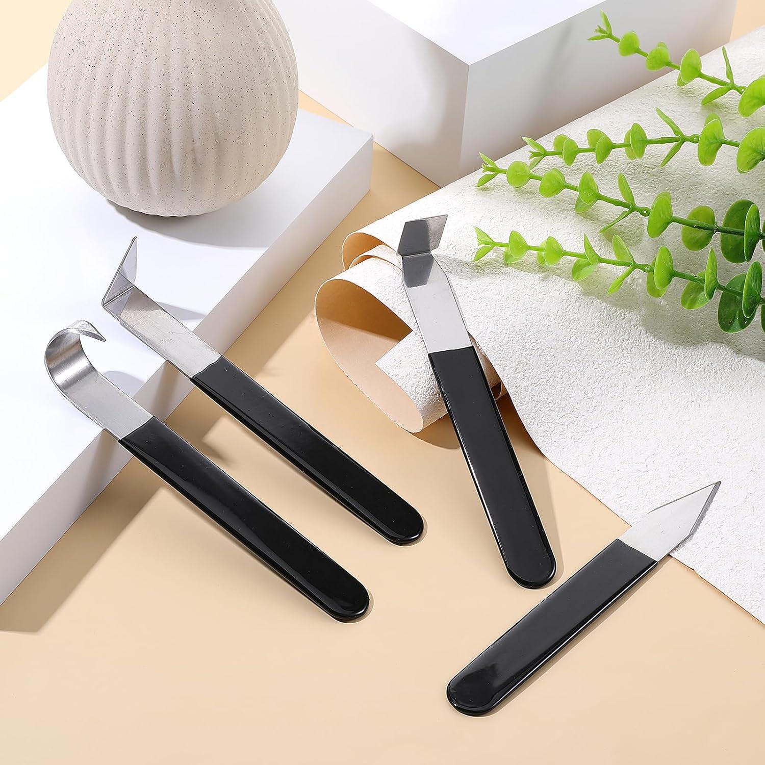 Juego de herramientas de tallado de cerámica Bruislard 4 piezas