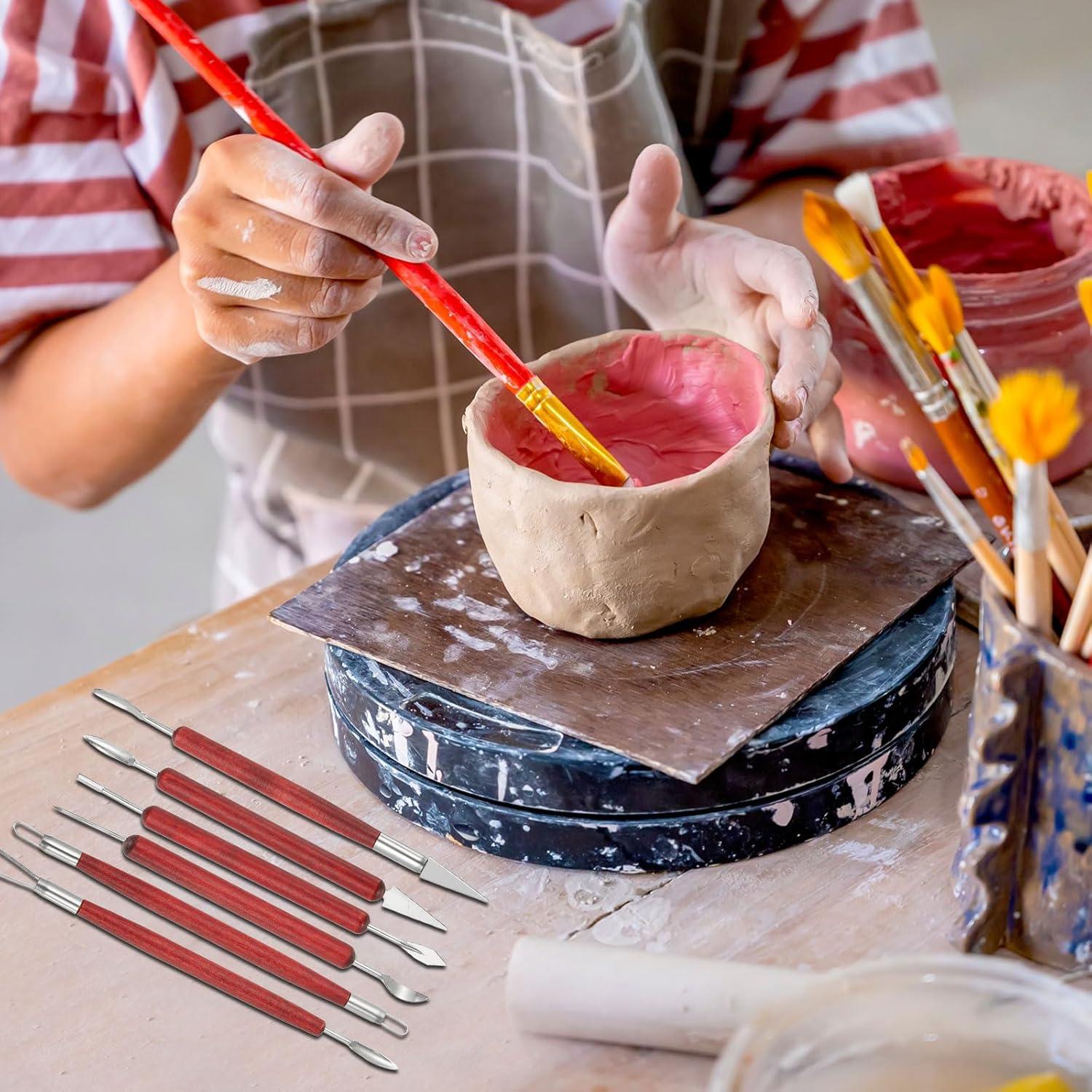 Juego de 11 Herramientas de Esculpir Arcilla YOKIVE - Azul Cielo