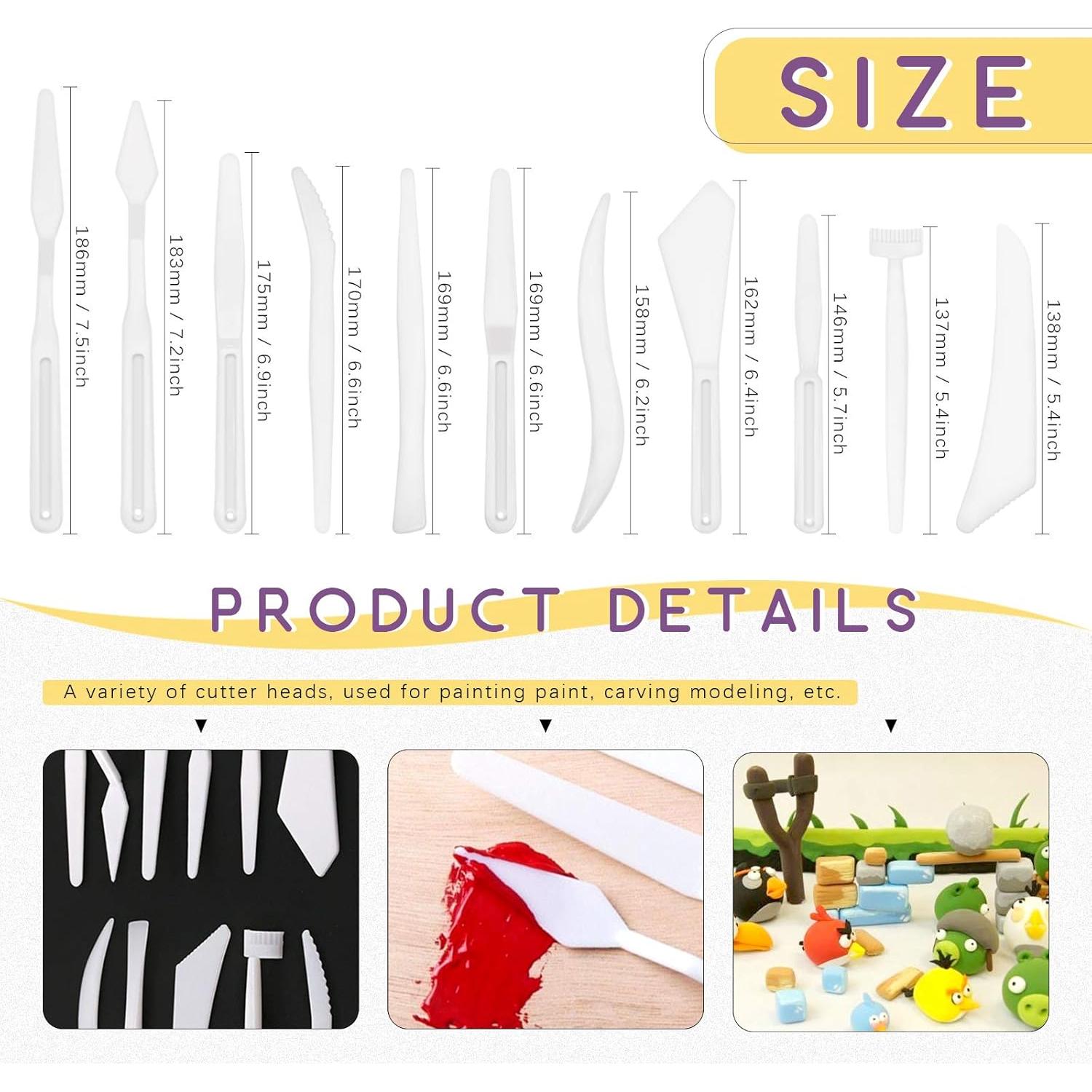 Kit de 36 Herramientas de Escultura de Arcilla Swpeet