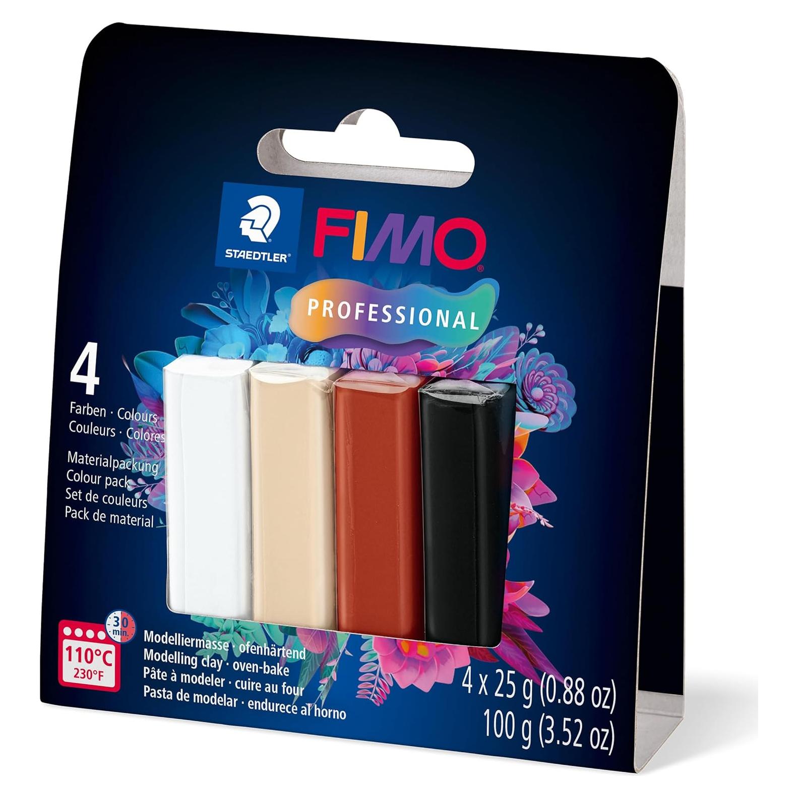 Arcilla de Modelado Polimérica STAEDTLER FIMO Profesional 4x25g