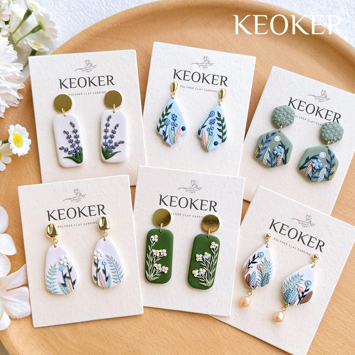 Cortadores de Arcilla de Polímero Keoker - 10 Formas para Joyería