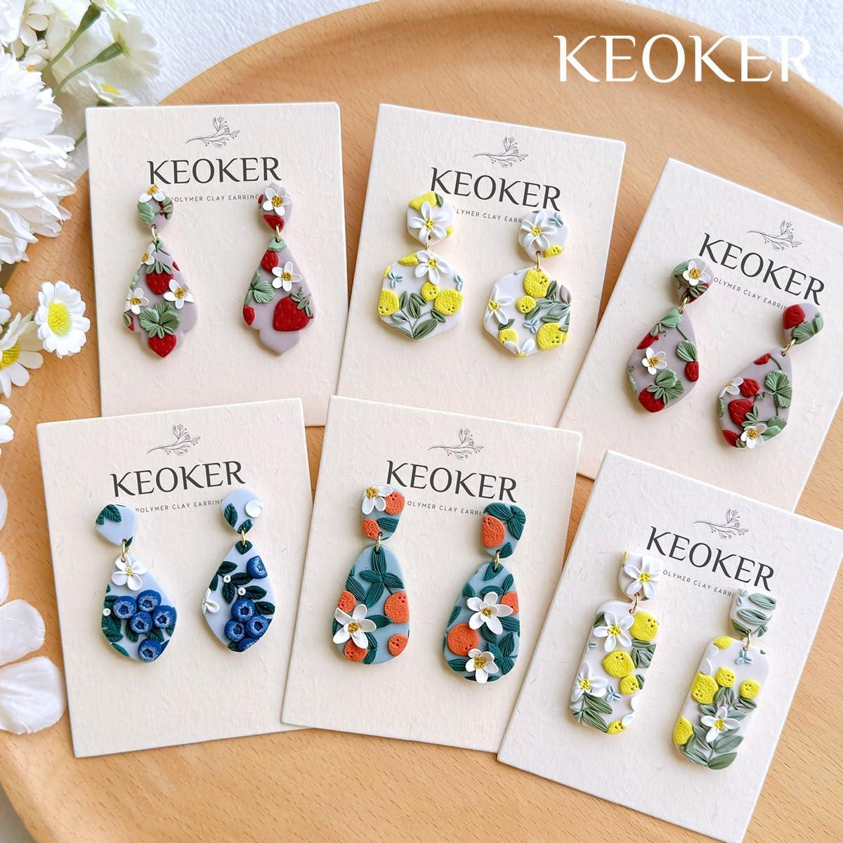 Cortadores de Arcilla de Polímero Keoker - 10 Formas para Joyería