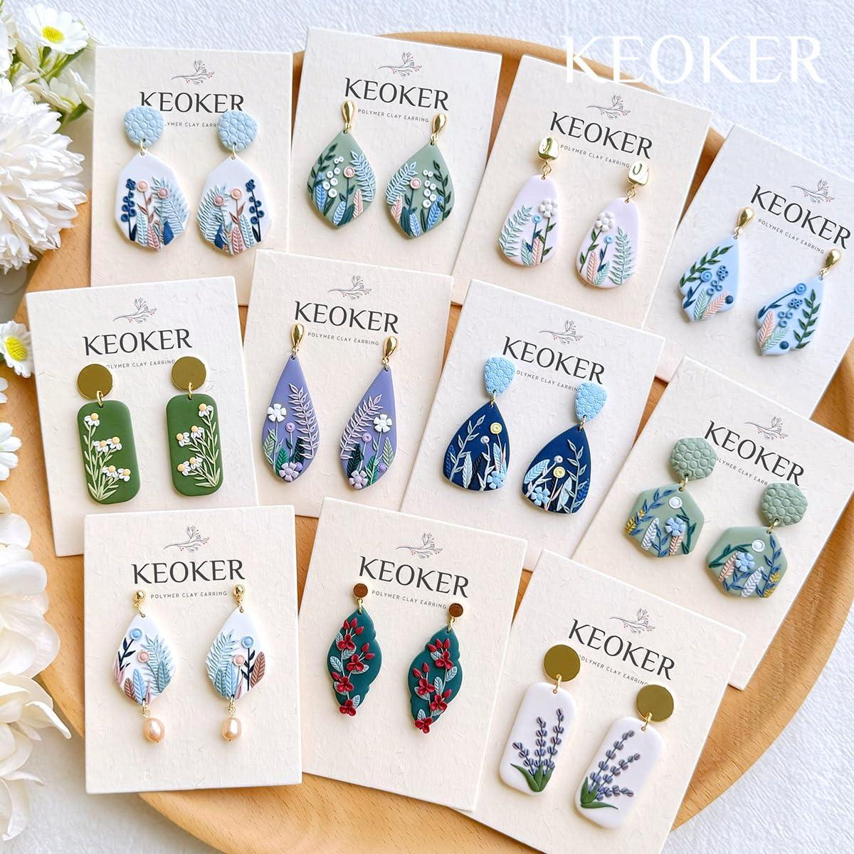 Cortadores de Arcilla de Polímero Keoker - 10 Formas para Joyería