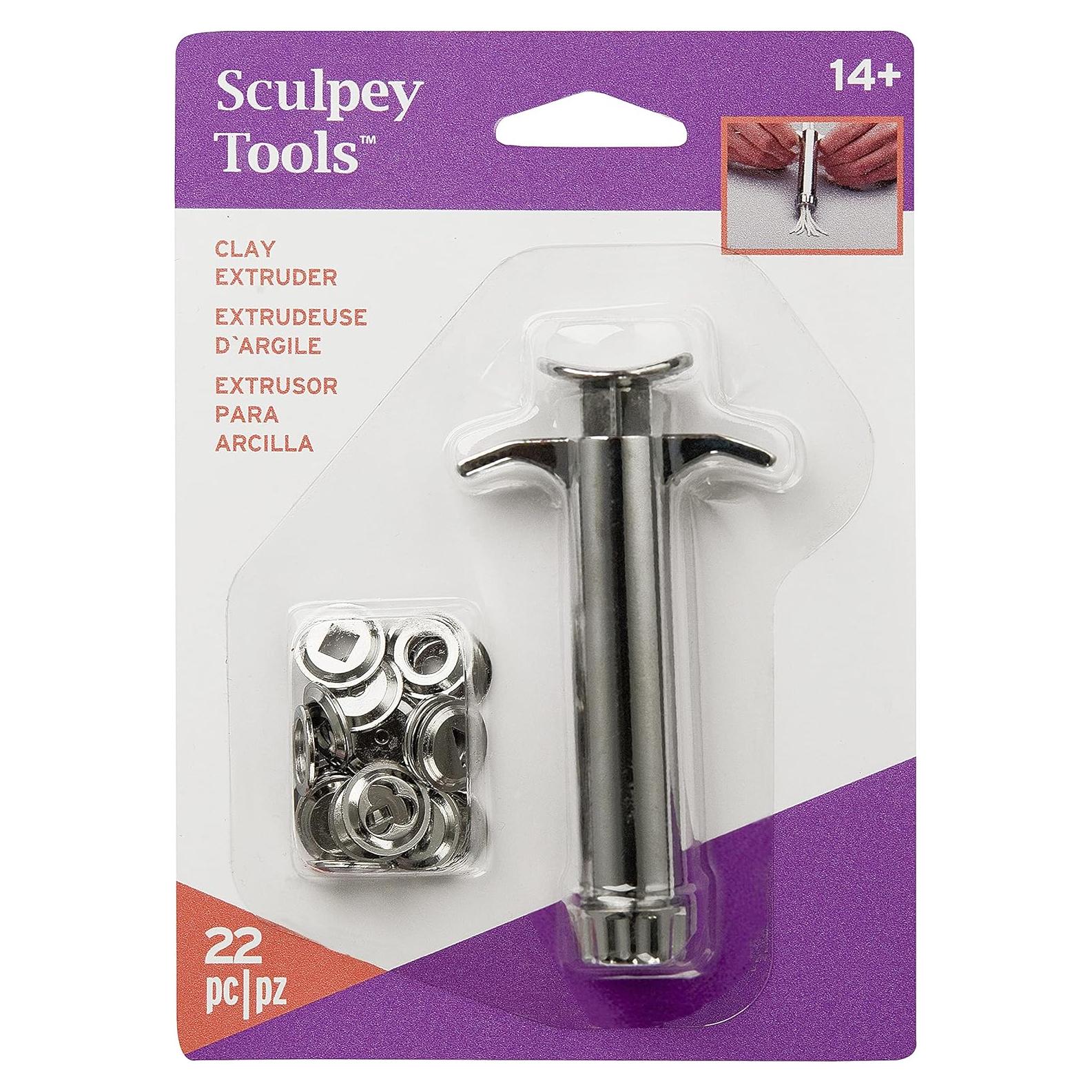 Juego de extrusora de arcilla Sculpey Tools 20 piezas