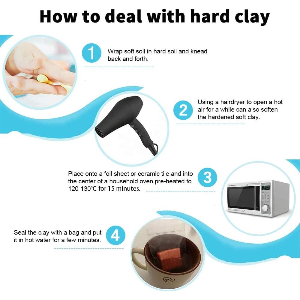 Juego de Arcilla Polimérica 60 Colores Tavolozza 28.35g