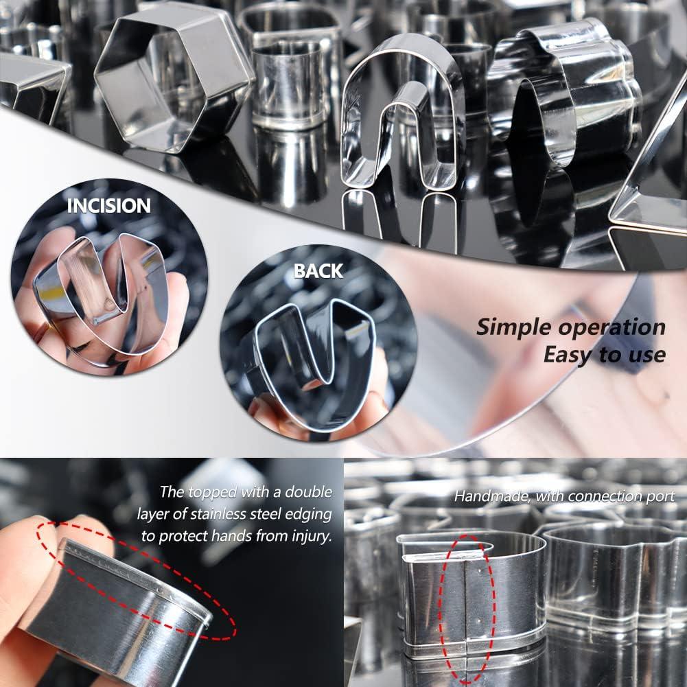 Cortadores de Arcilla PTFJZ 76 Piezas para Pendientes