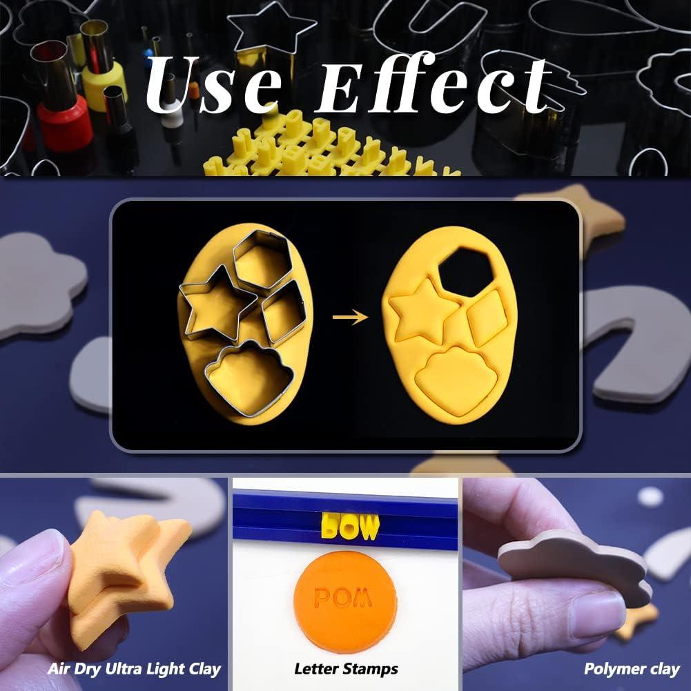 Cortadores de Arcilla PTFJZ 76 Piezas para Pendientes