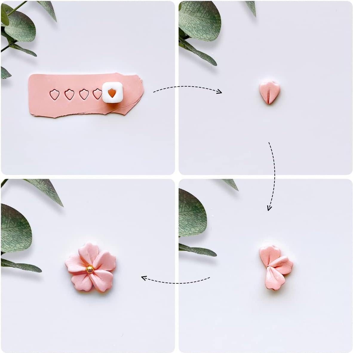 Cortadores de Arcilla Polimérica Mini Keoker - 15 Formas para Aretes