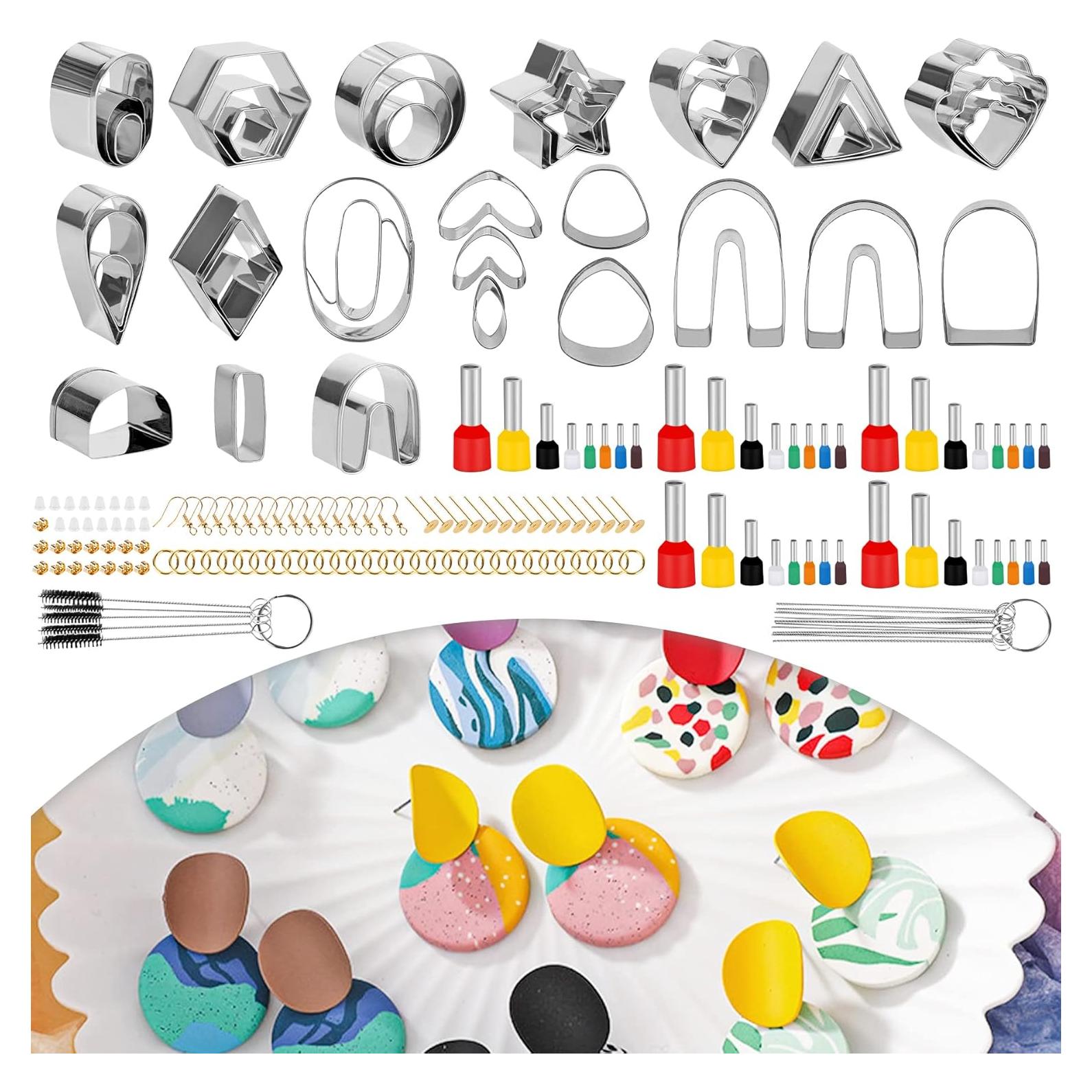 Kit de Cortadores de Arcilla Kikerike 169 Piezas para Joyería