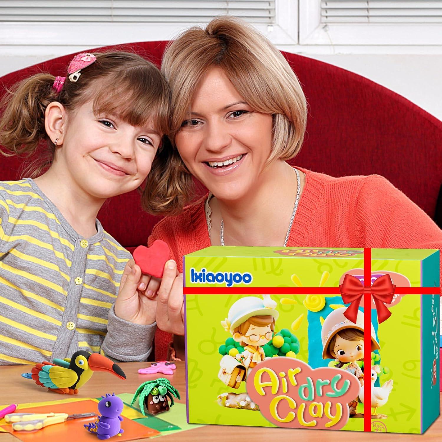 Kit de Arcilla Secada al Aire Ixiaoyoo - 78 Colores para Modelar