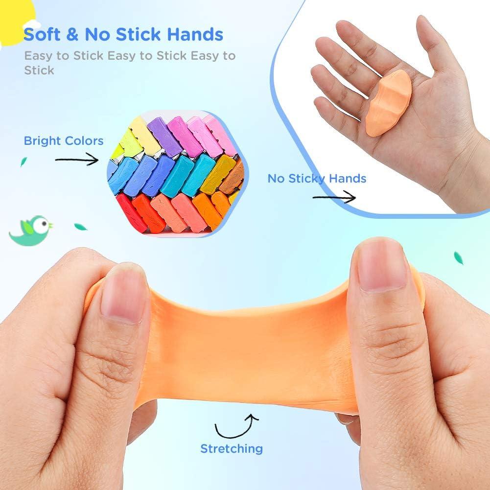 Arcilla Polimérica ifergoo 46 Colores 1.2 kg Horneable No Tóxica