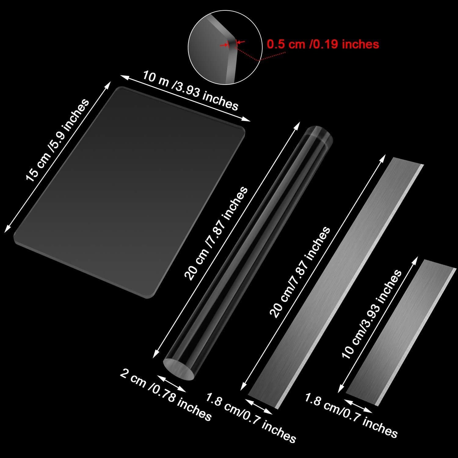 Set de Herramientas para Modelado Mudder - 4 Piezas Acrílico