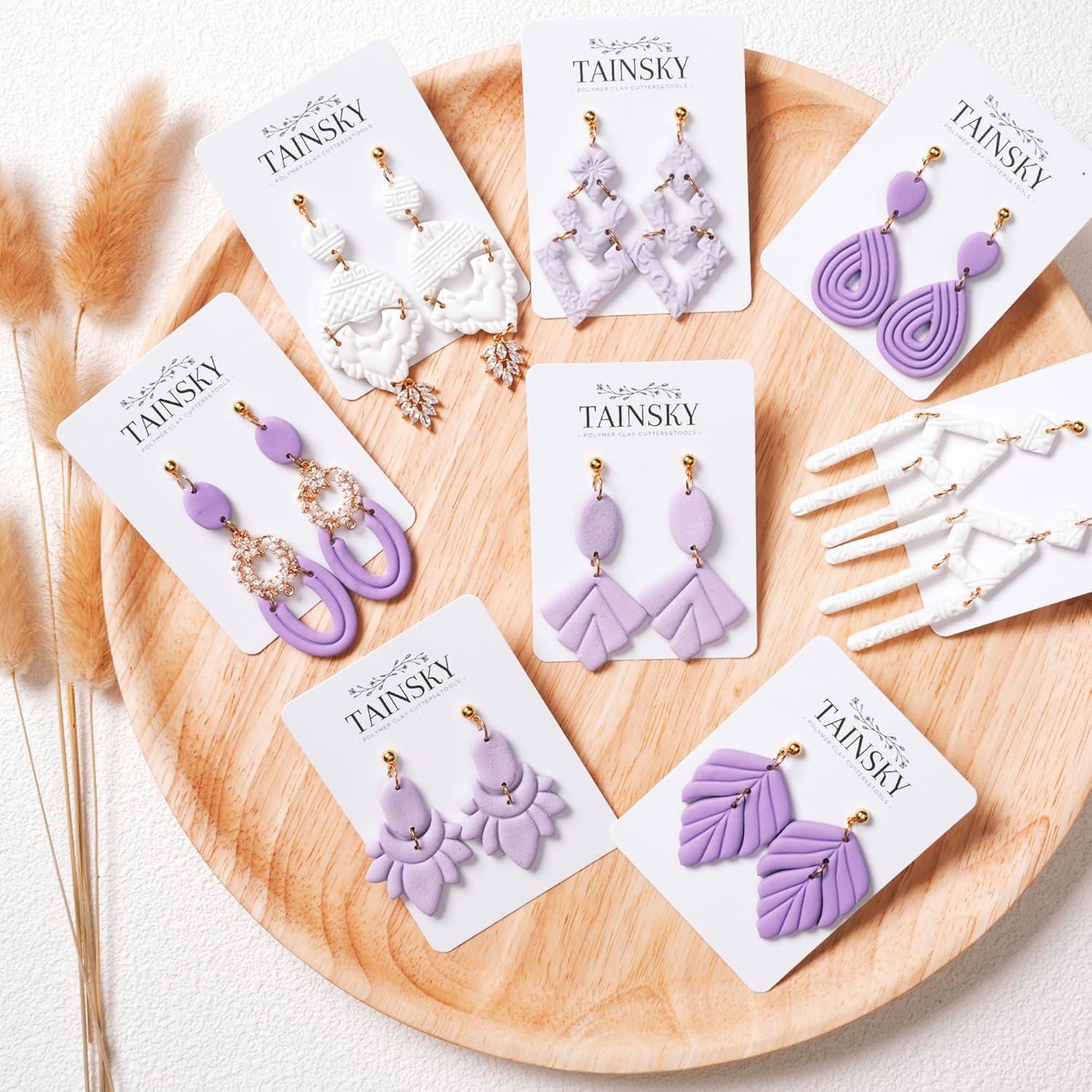 Cortadores de Arcilla de Polímero TAINSKY - Juego de 19 Formas