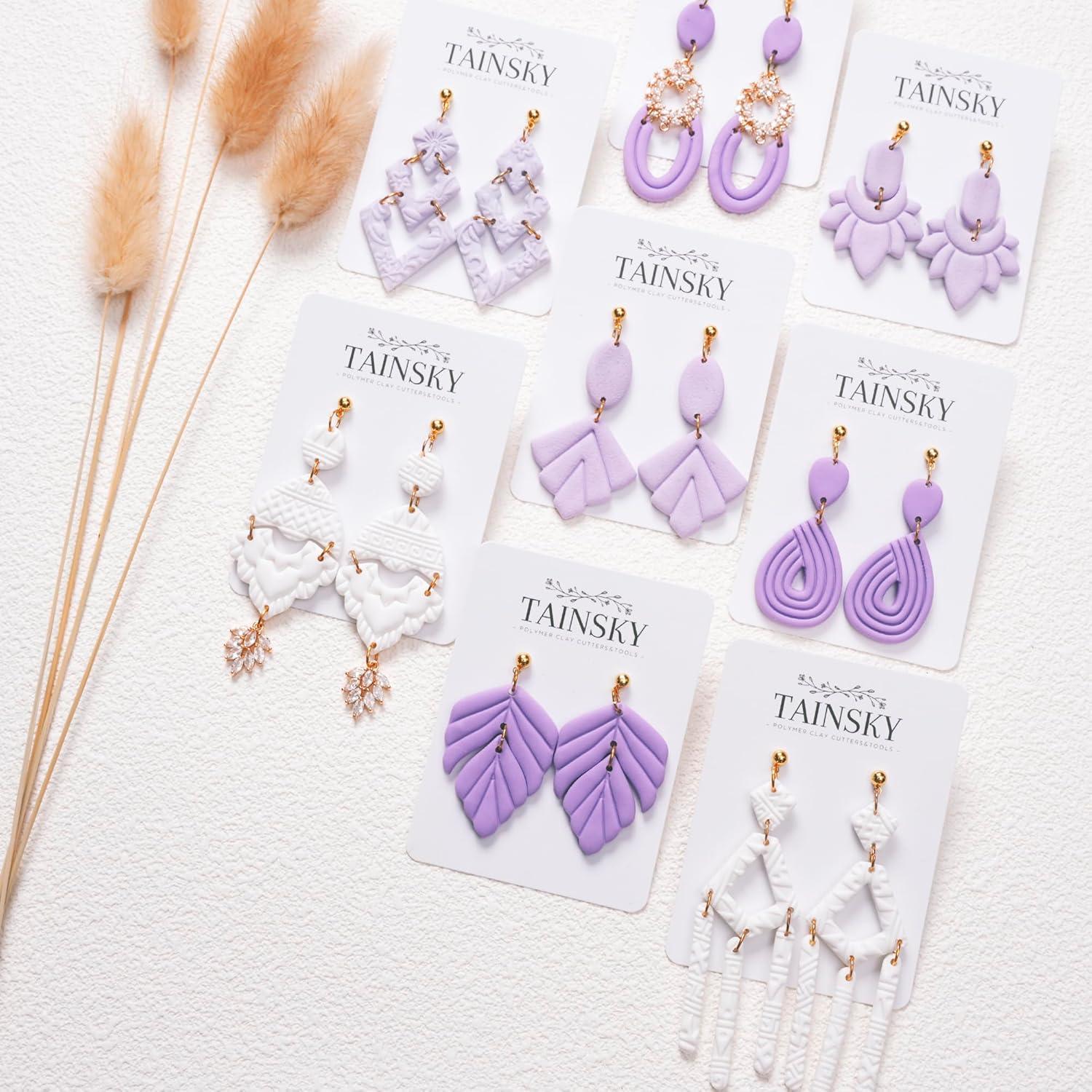 Cortadores de Arcilla de Polímero TAINSKY - Juego de 19 Formas