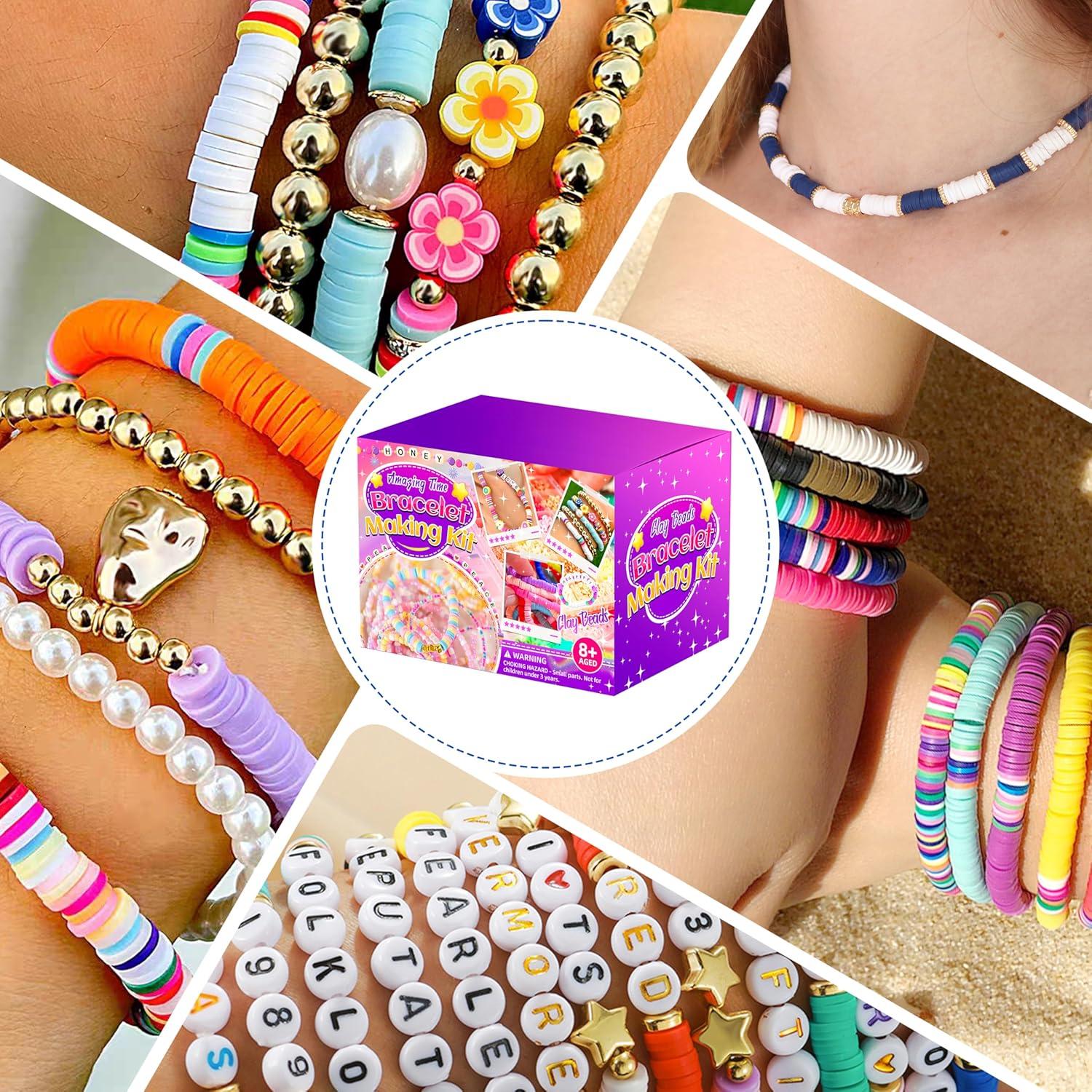 Kit de Pulseras de Arcilla Polimérica Amazing Time - 120 Colores