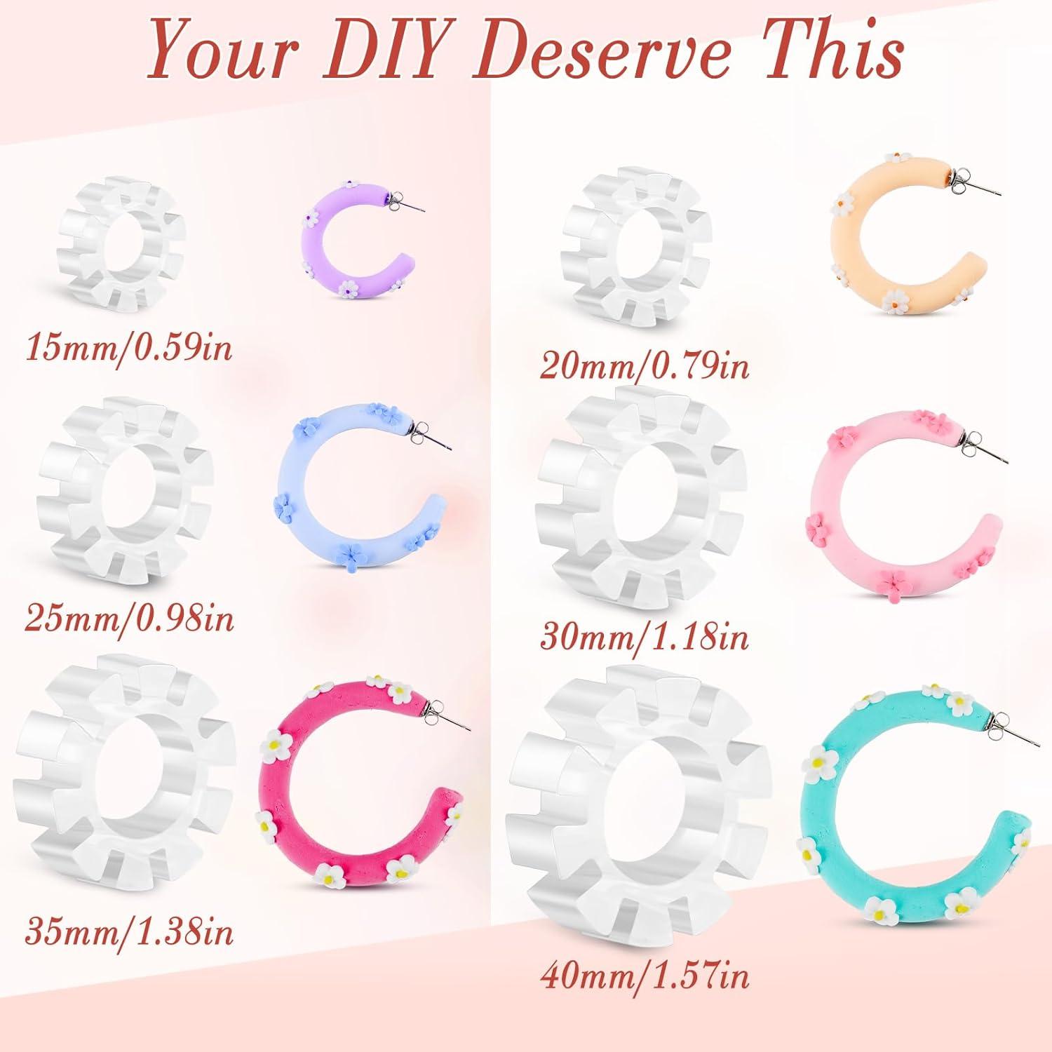 Kit de Joyería DIY Tanlade 14 Pcs - Moldes y Cortadores de Arcilla