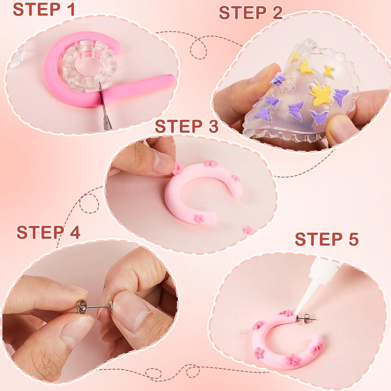 Kit de Joyería DIY Tanlade 14 Pcs - Moldes y Cortadores de Arcilla