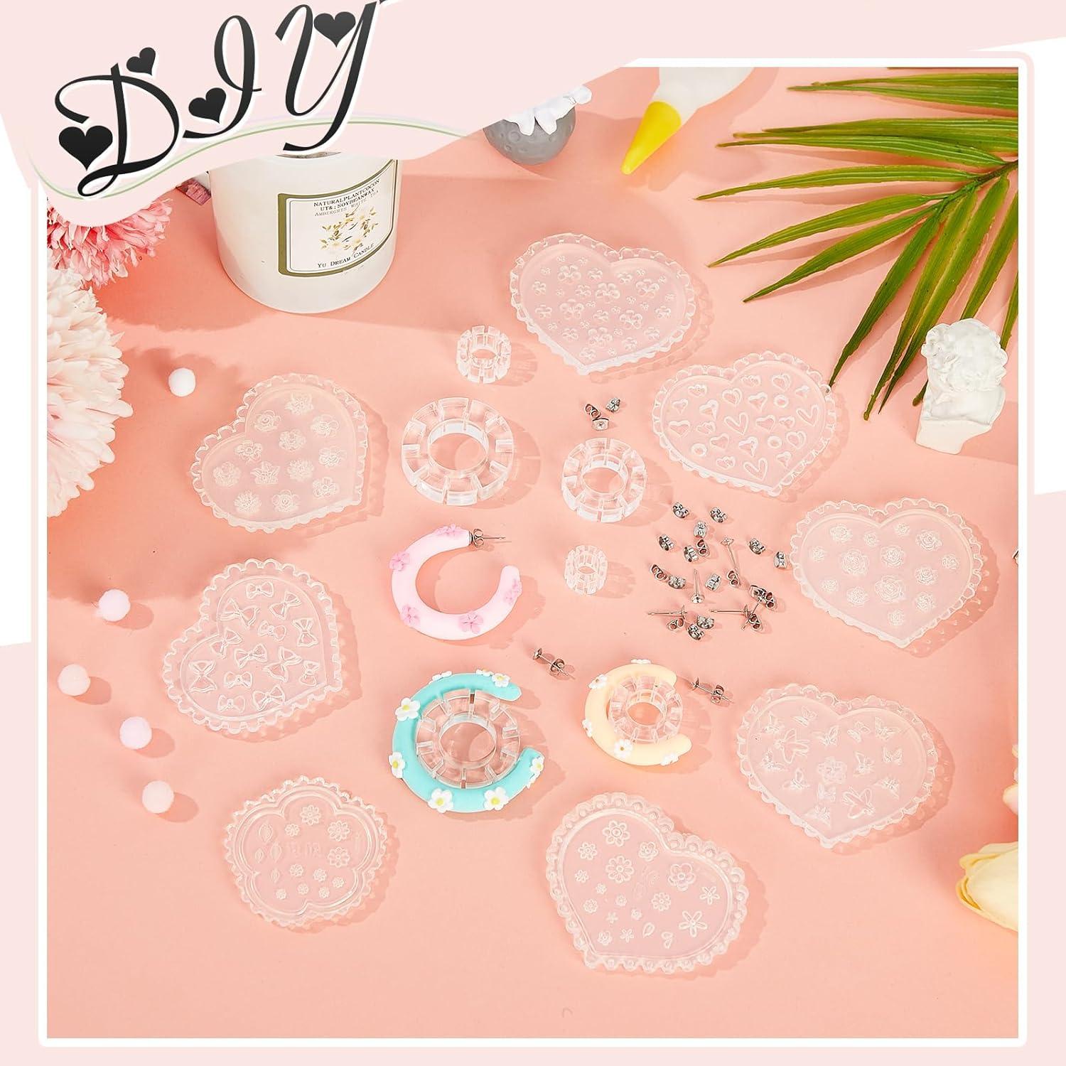 Kit de Joyería DIY Tanlade 14 Pcs - Moldes y Cortadores de Arcilla