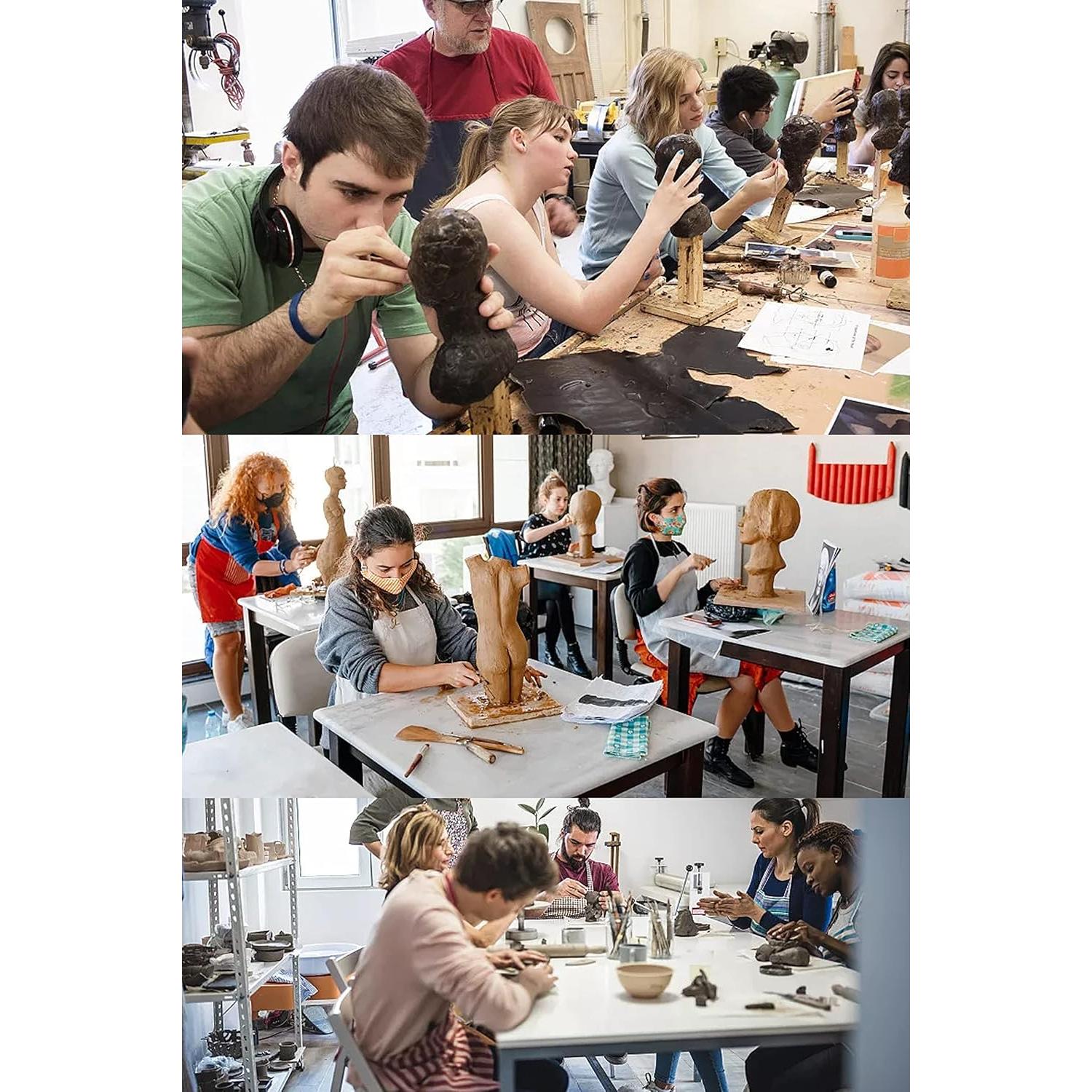 Kit de Herramientas de Cerámica Honbay 8 Piezas para Modelado