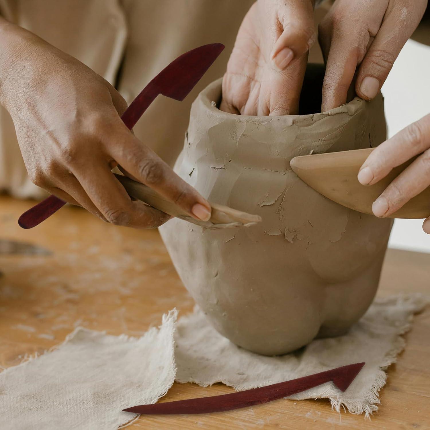 Kit de Herramientas de Alfarería EXCEART 5 Piezas para Niños