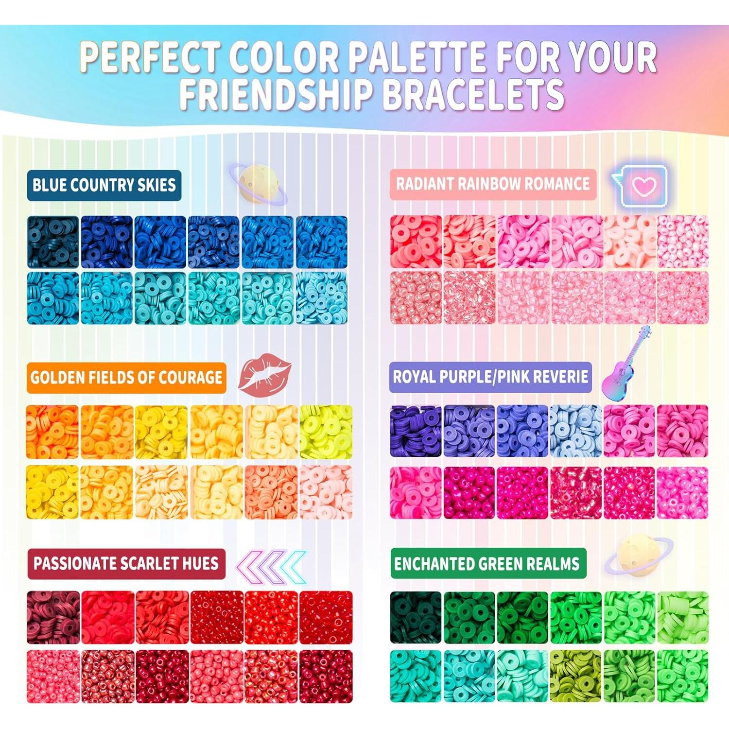 Kit de Fabricación de Pulseras Goldwise 13062 - 72 Colores