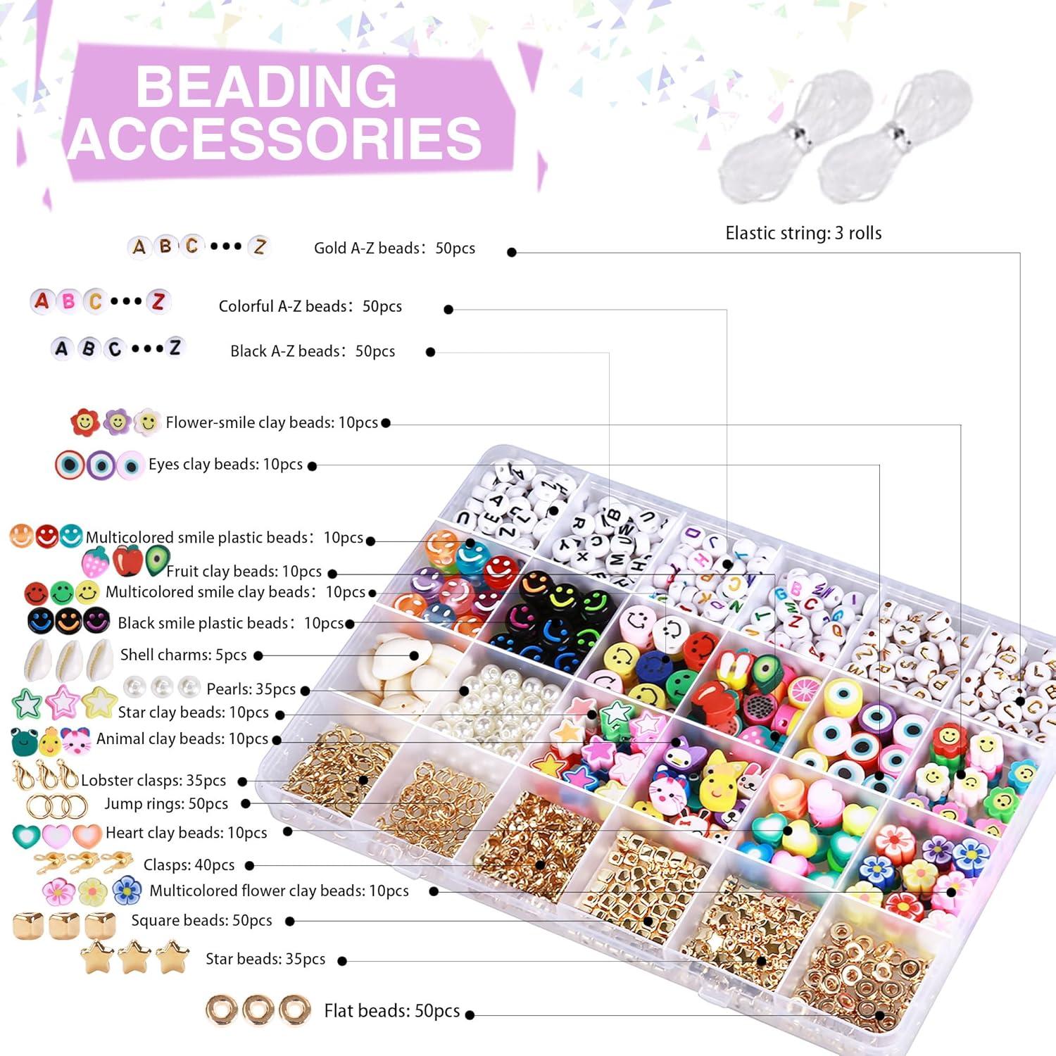 Greentime 4550 Piezas Perlas de Arcilla para Manualidades DIY