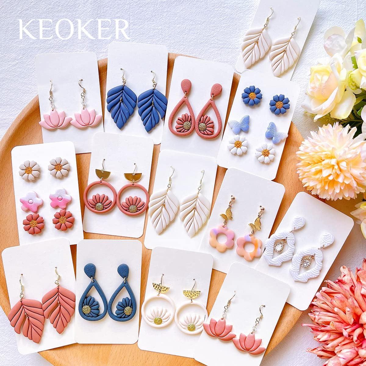 Cortadores de Arcilla de Polímero Keoker - 10 Formas Florales