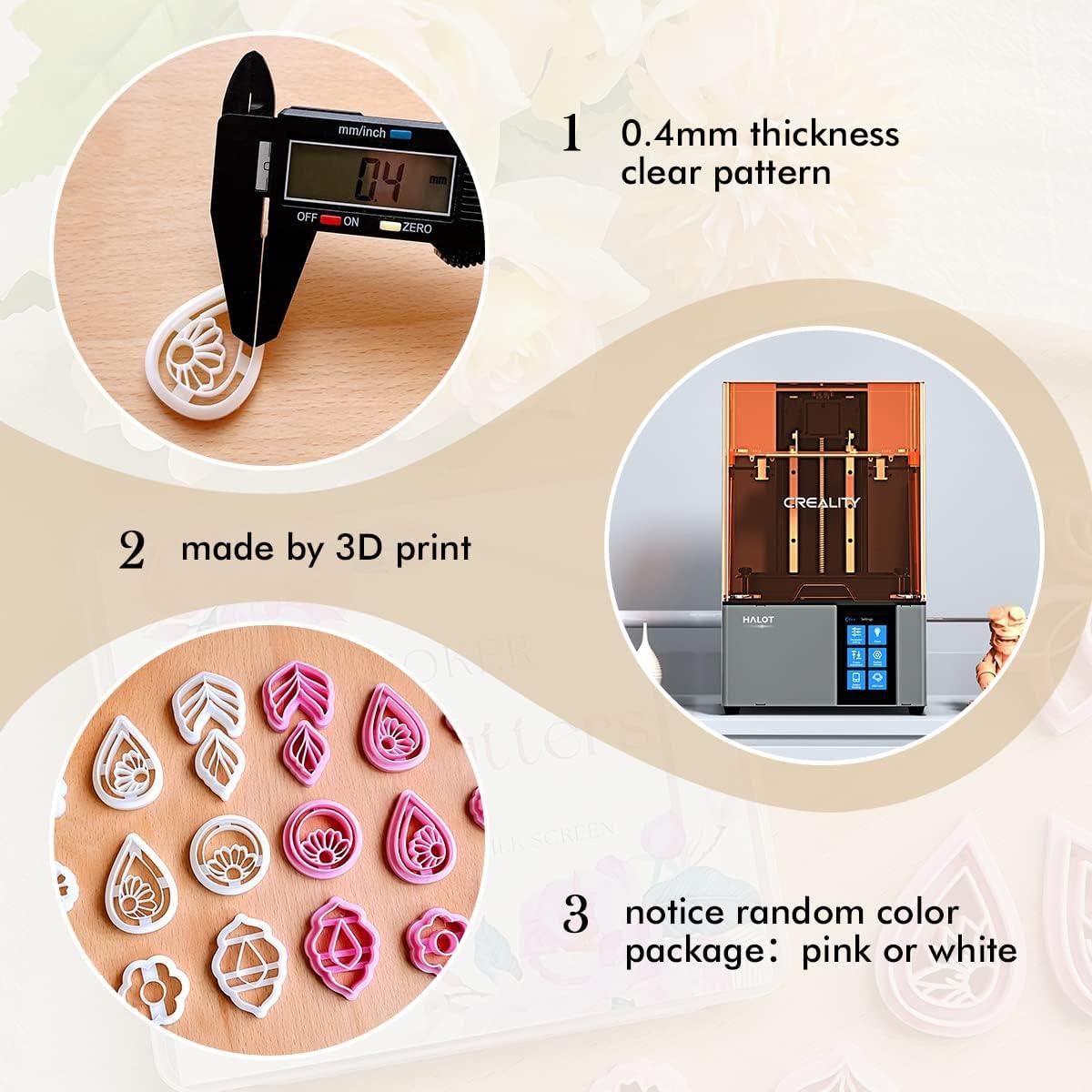 Cortadores de Arcilla de Polímero Keoker - 10 Formas Florales