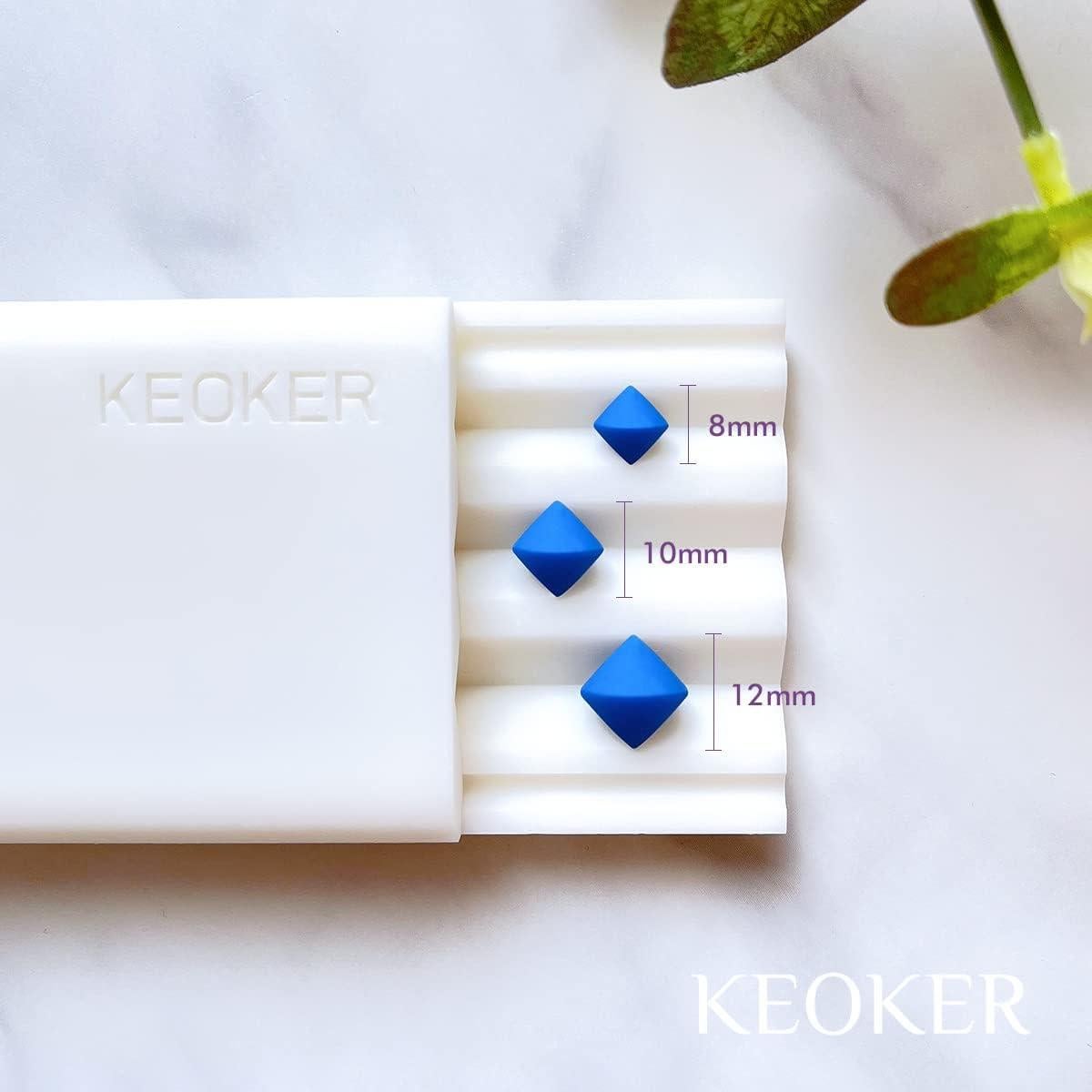 Rodillo de cuentas de arcilla de polimero Keoker 3 tamaños 8-12mm