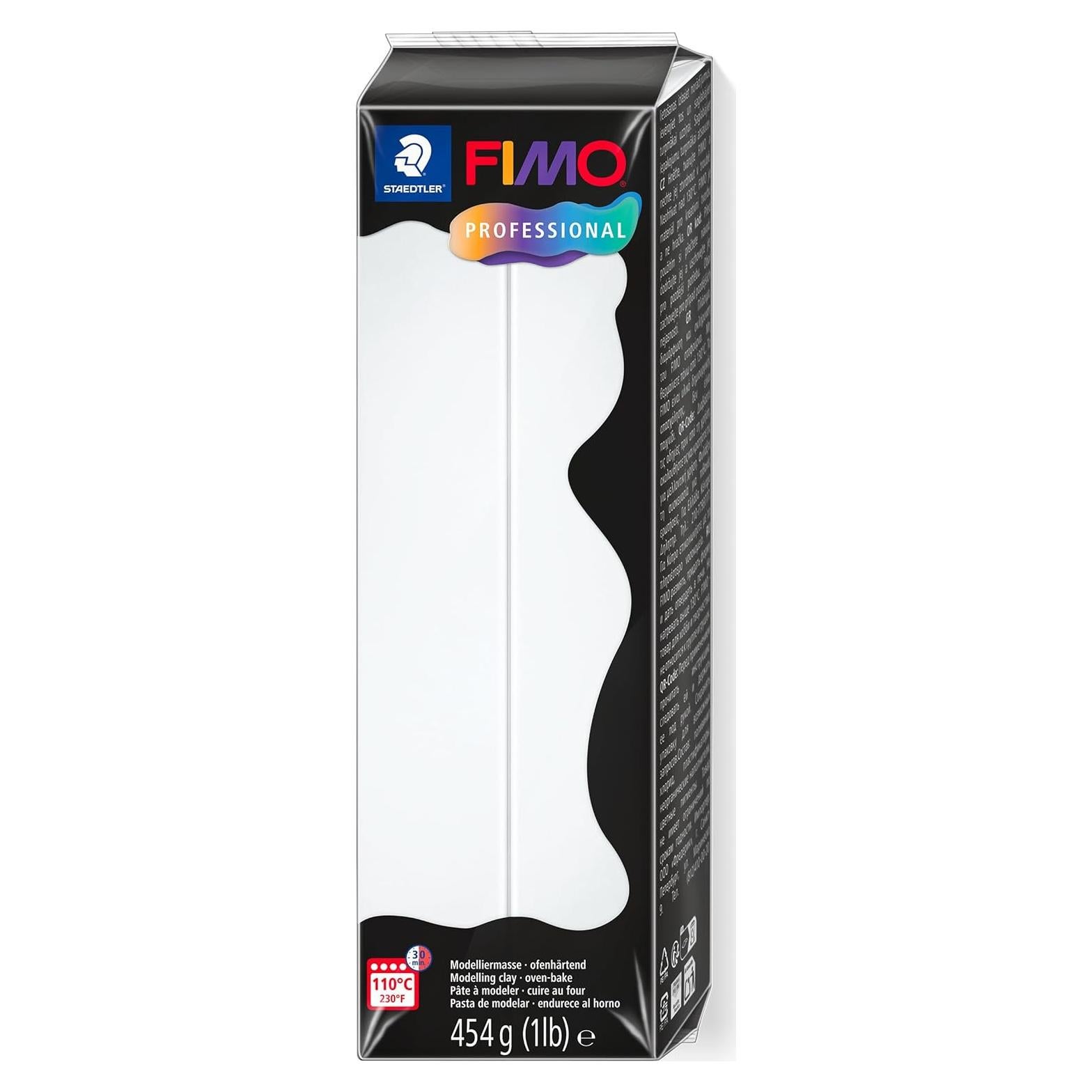 Arcilla de Horno FIMO Staedtler 448g Blanca para Manualidades