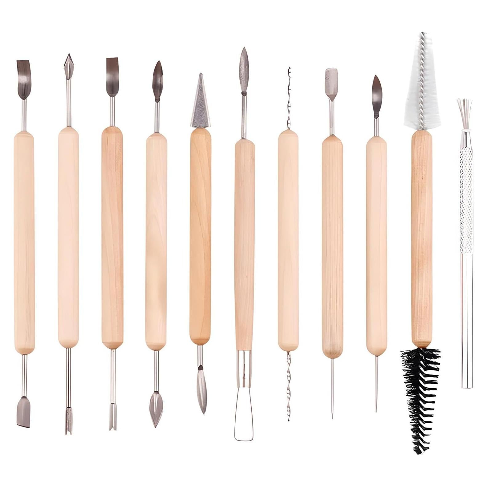 Juego de Herramientas de Escultura en Arcilla LINPHCEY 11 Piezas