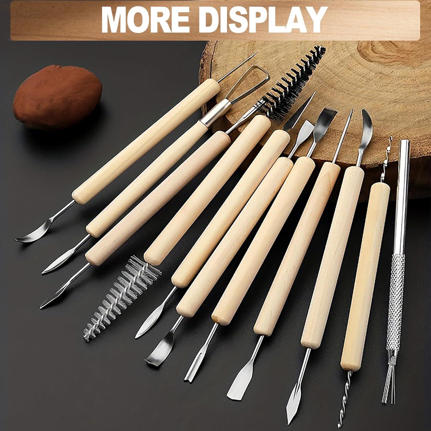 Juego de Herramientas de Escultura en Arcilla LINPHCEY 11 Piezas