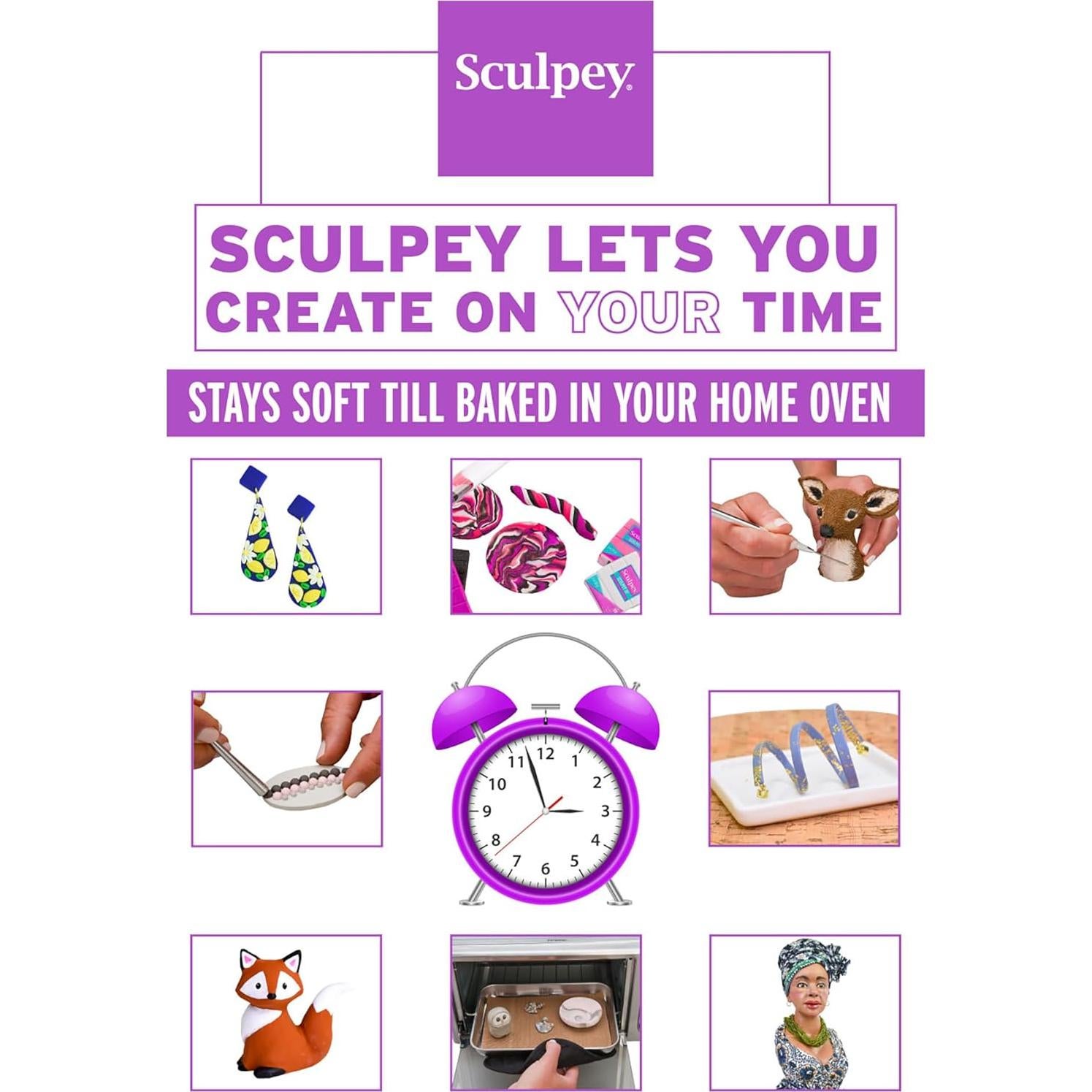 Arcilla Polimérica Sculpey UltraLight 226.8 g Blanca No Tóxica