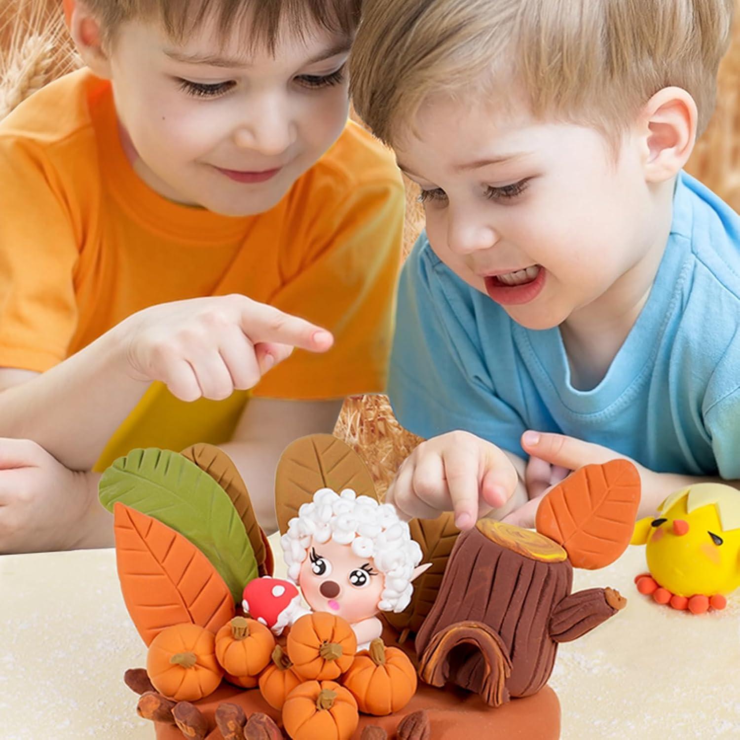 Kit de Arcilla Secada al Aire Cutedeer 36 Colores 0.64kg