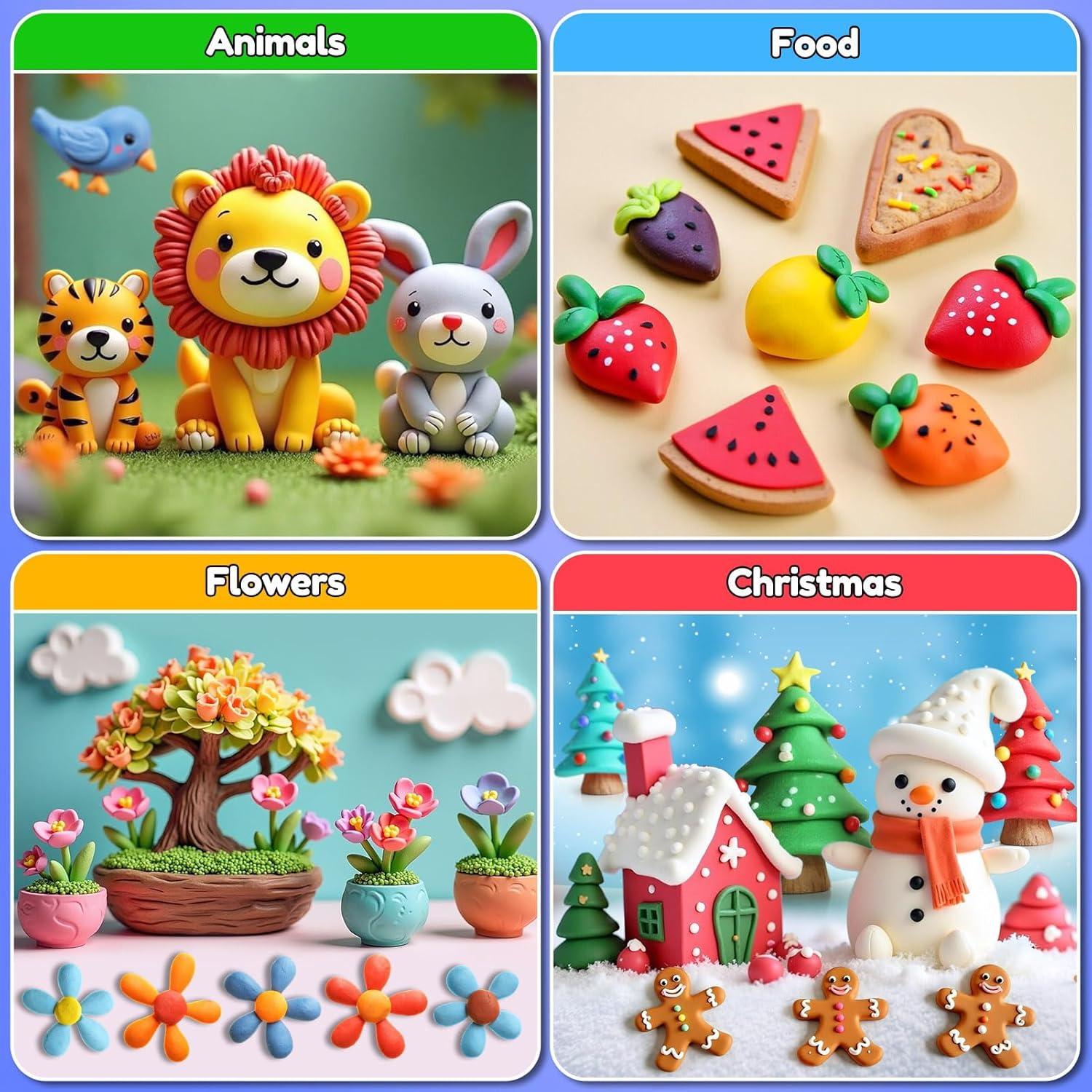 Arcilla Secada al Aire 115 Colores YOPINSAND para Niños