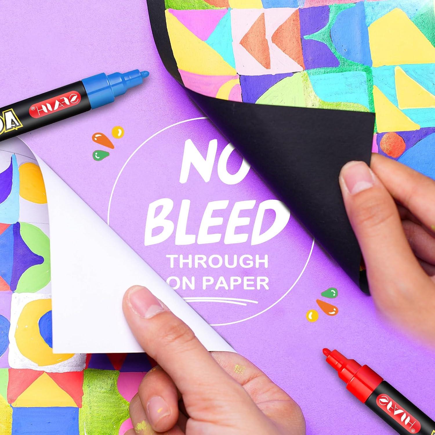 Marcadores Acrílicos SFAIH 24 Colores 3mm Punta Reemplazable