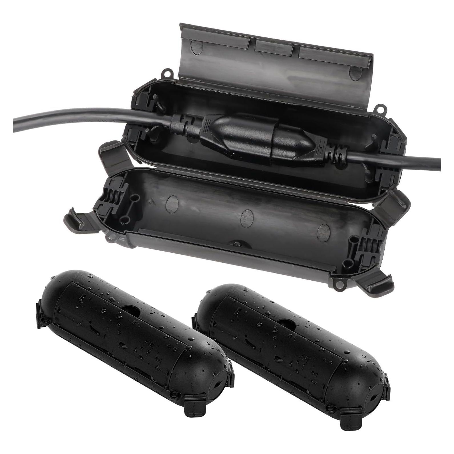 Flemoon Cubierta de Seguridad para Cable de Extensión IP44