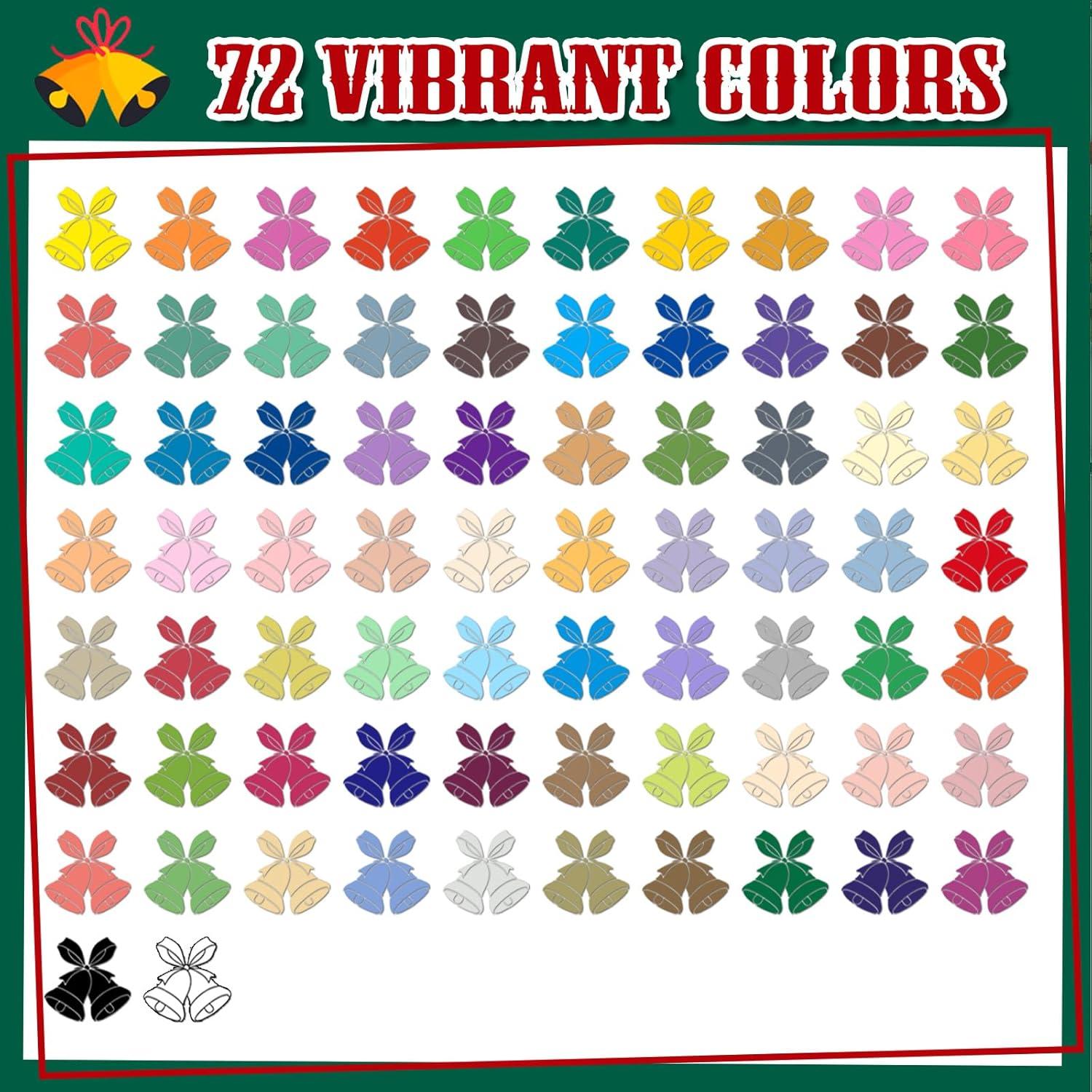 Marcadores de Pintura Acrílica Amamao 72 Colores Multicolor