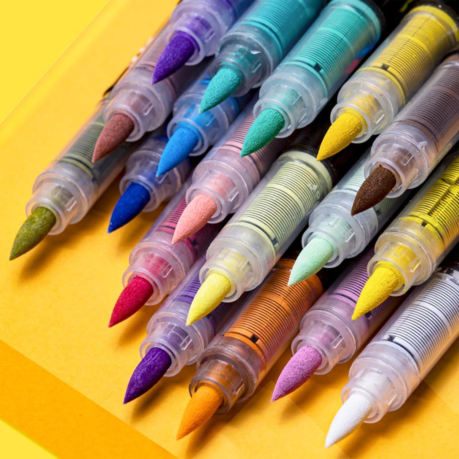 Marcadores de Pintura Acrílica Guangna 24 Colores Pincel