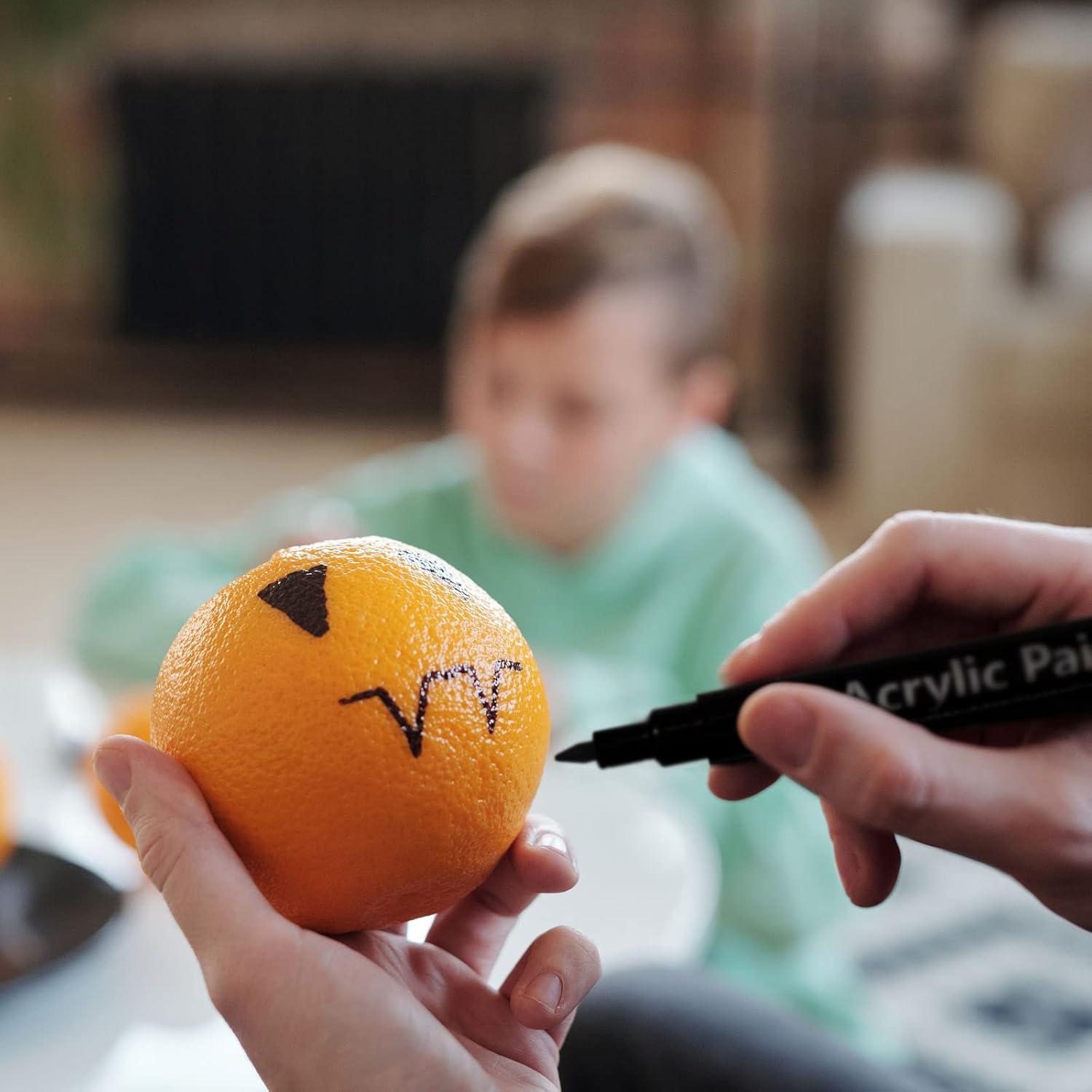 Marcadores de Pintura Acrílica JanFeel - Set de 24 Colores Punta Fina