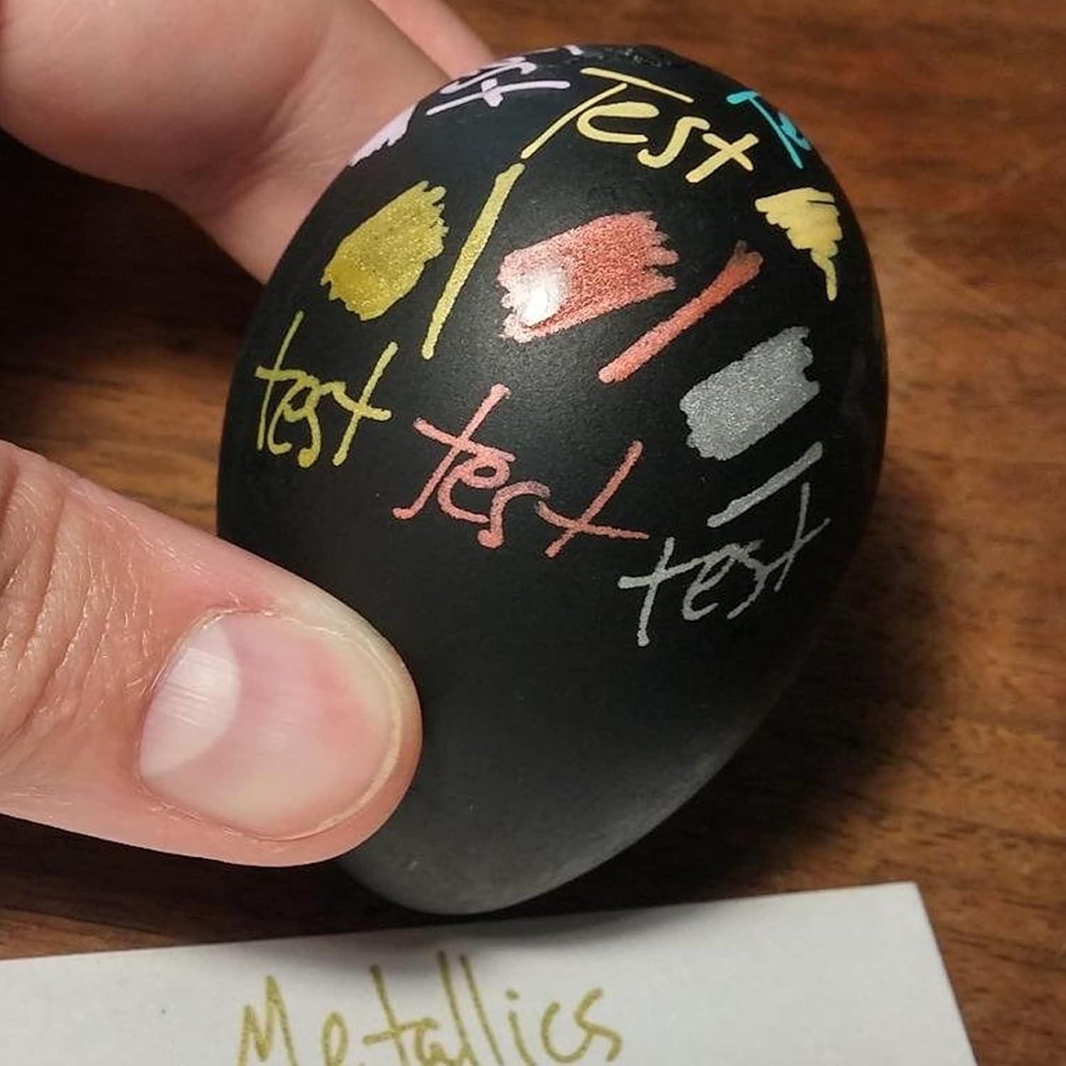 Marcadores Acrílicos Metálicos JEFFNIUB - 6 Piezas 0.7mm