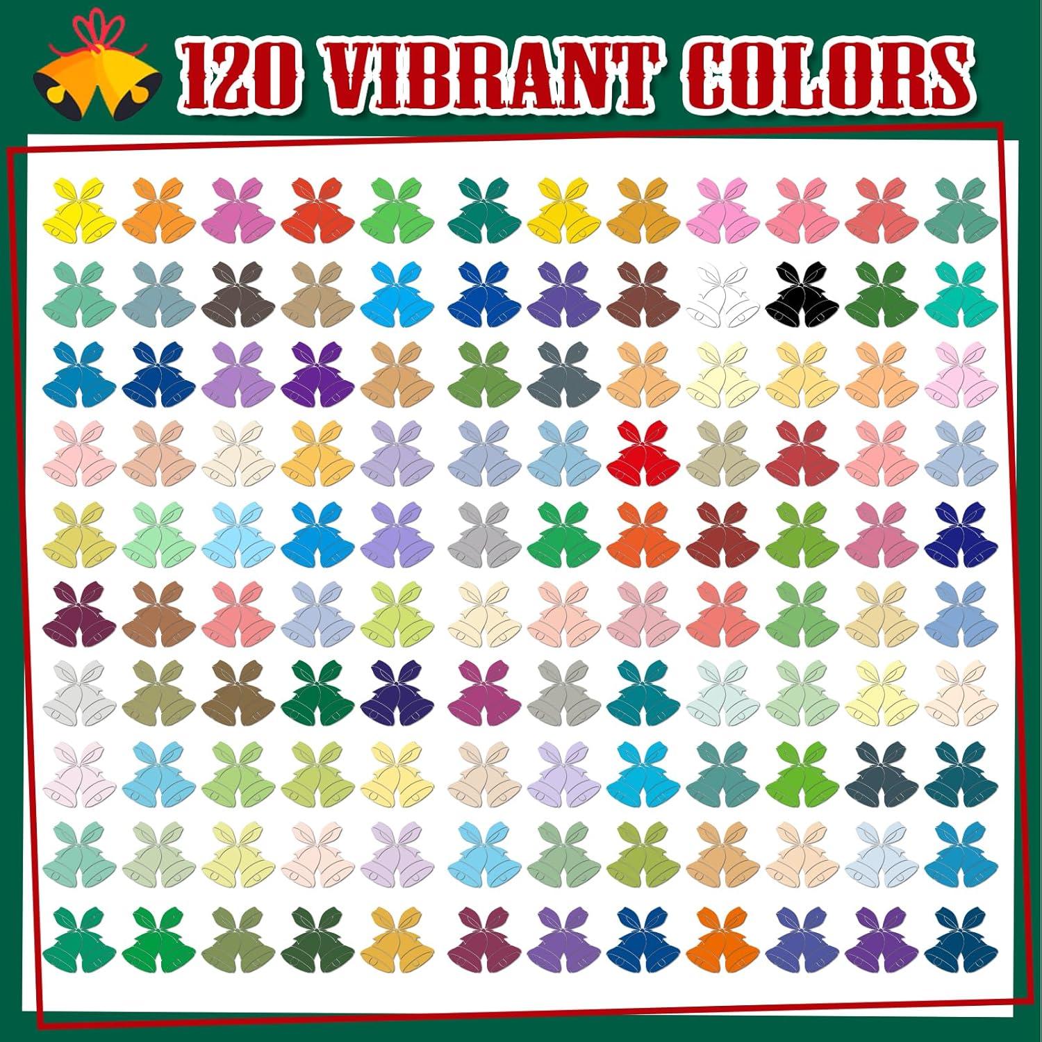 Marcadores de Pintura Acrílica Amamao 120 Colores Multicolor