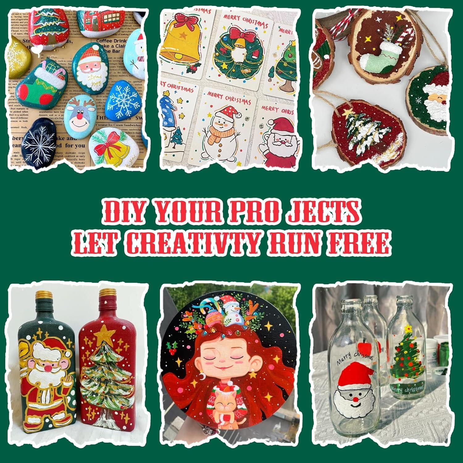 Marcadores de Pintura Acrílica Amamao 120 Colores Multicolor