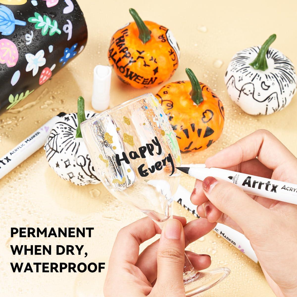 Marcadores de Pintura Acrílica Arrtx - Paquete de 10 Colores