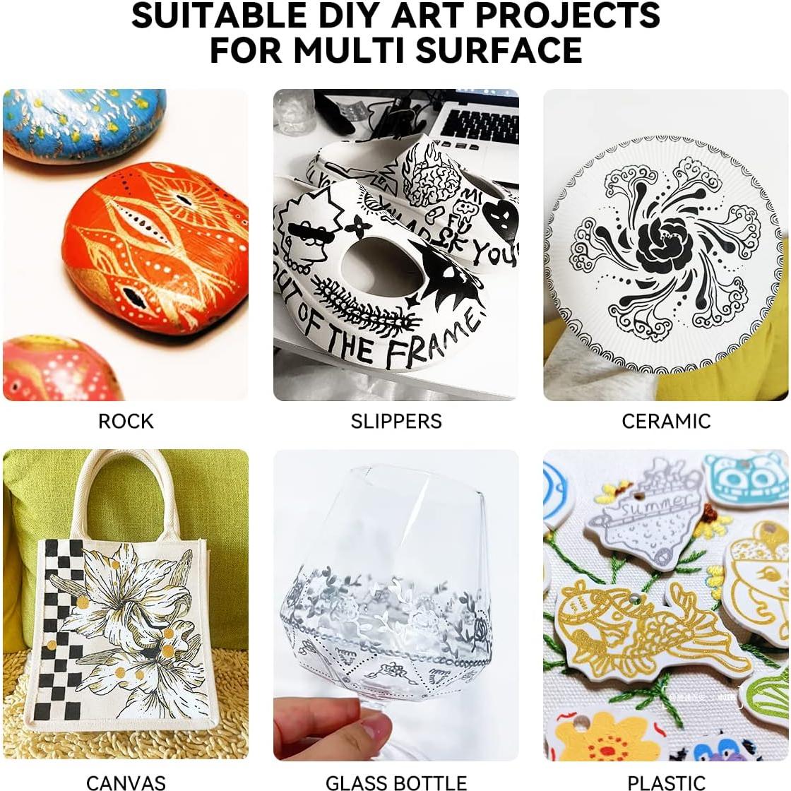 Marcadores de Pintura Acrílica Arrtx - Paquete de 10 Colores