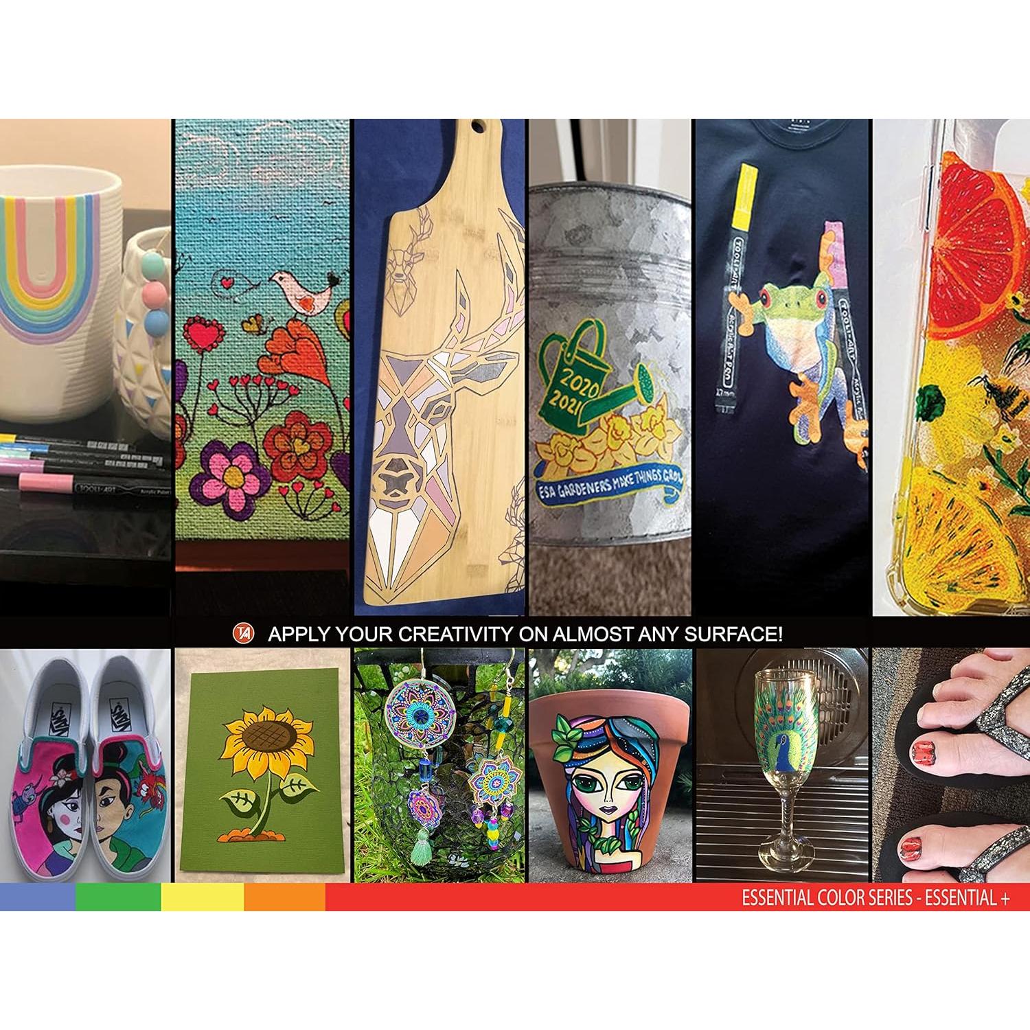 Marcadores de Pintura Acrílica TOOLI-ART 30 Colores Extra Fino